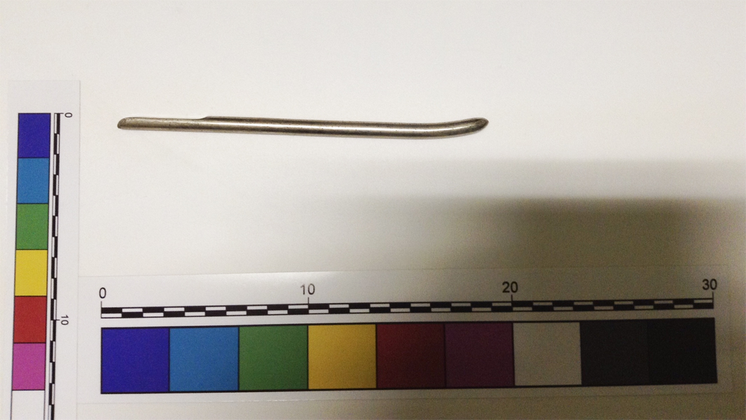 Dilatatore uterino conico con estremità appiattita (dilatatore, Strumento medico) (XX sec)