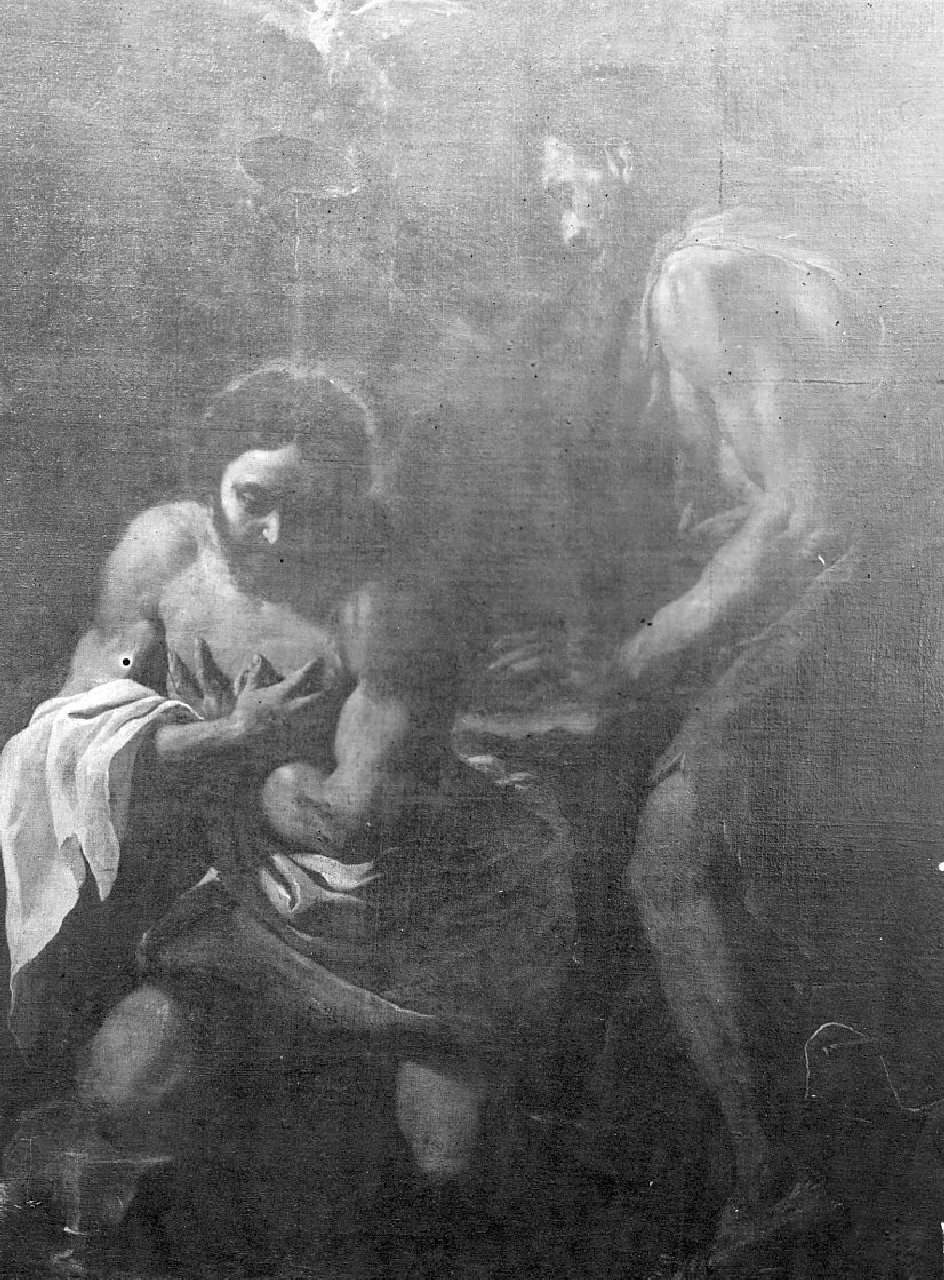 Battesimo di Cristo (dipinto, opera isolata) di Preti Mattia (sec. XVII)