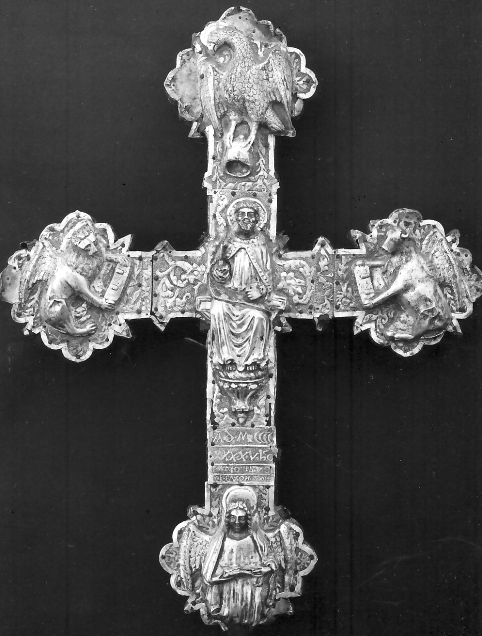 croce, opera isolata - bottega calabrese, bottega abruzzese (sec. XV)