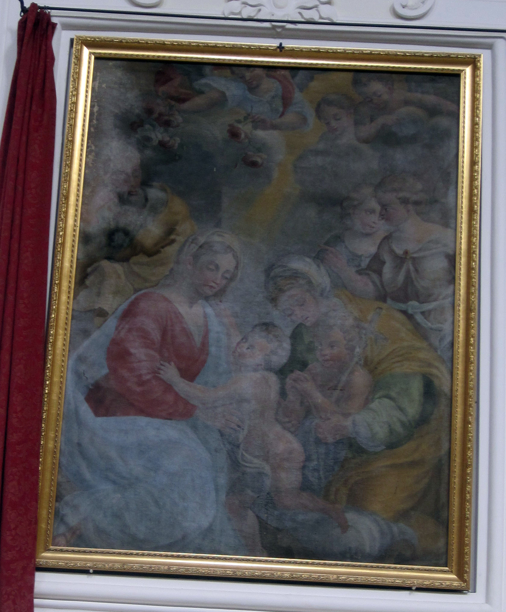 Sacra Famiglia con San Giovannino e Sant'Elisabetta (dipinto, opera isolata) - ambito Italia meridionale (sec. XVIII)