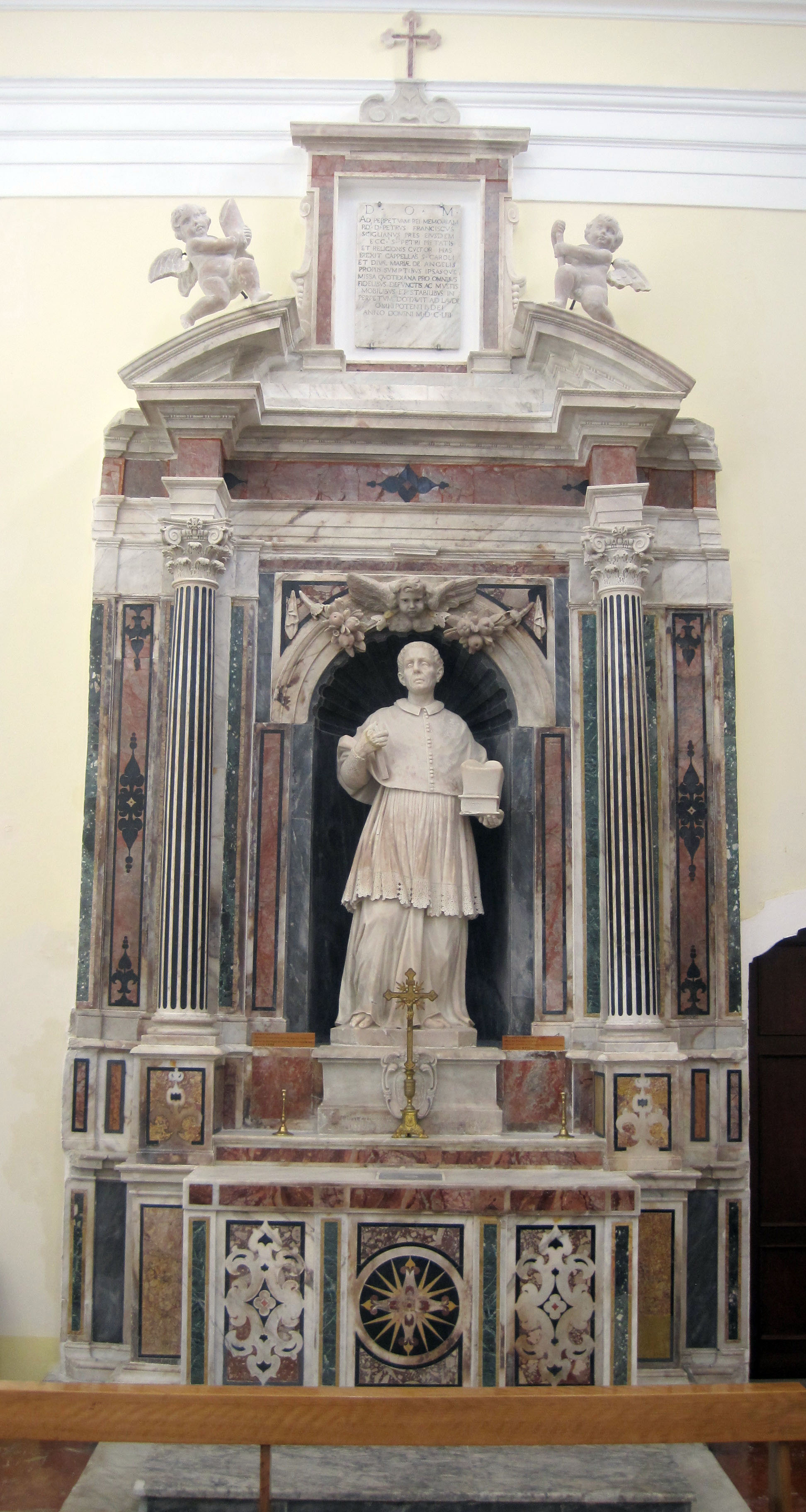 altare, opera isolata - bottega napoletana (sec. XVII)