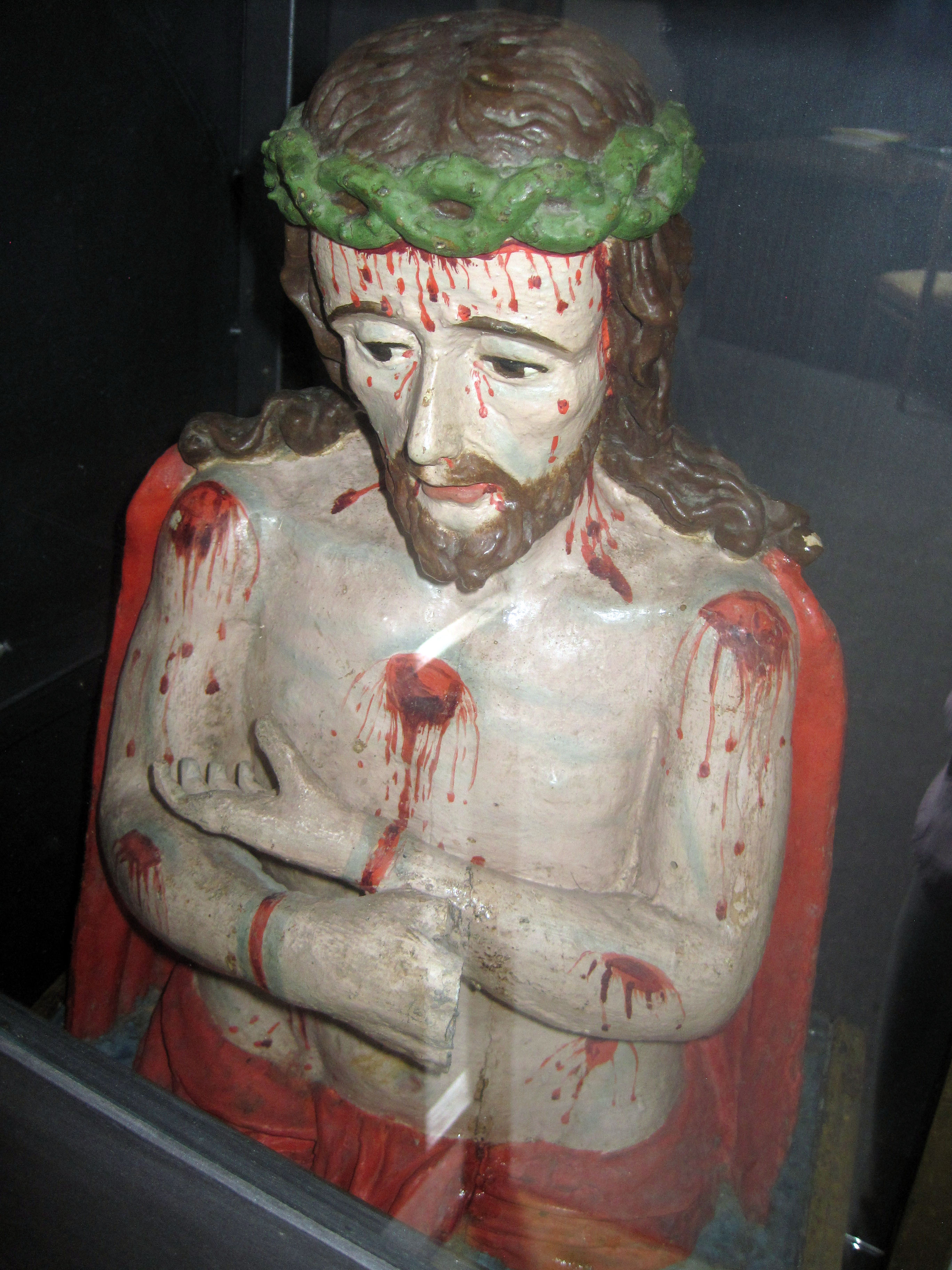 Ecce Homo (busto, opera isolata) - bottega calabrese (sec. XIX)