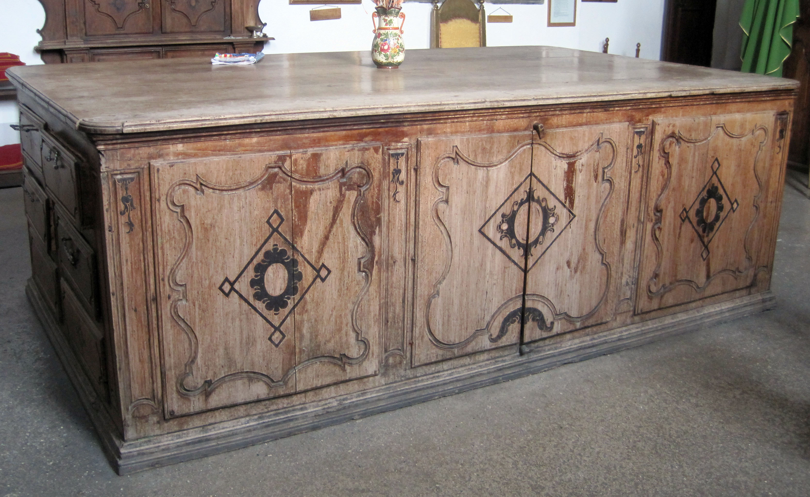 bancone - bottega calabrese (fine sec. XVIII, sec. XIX)