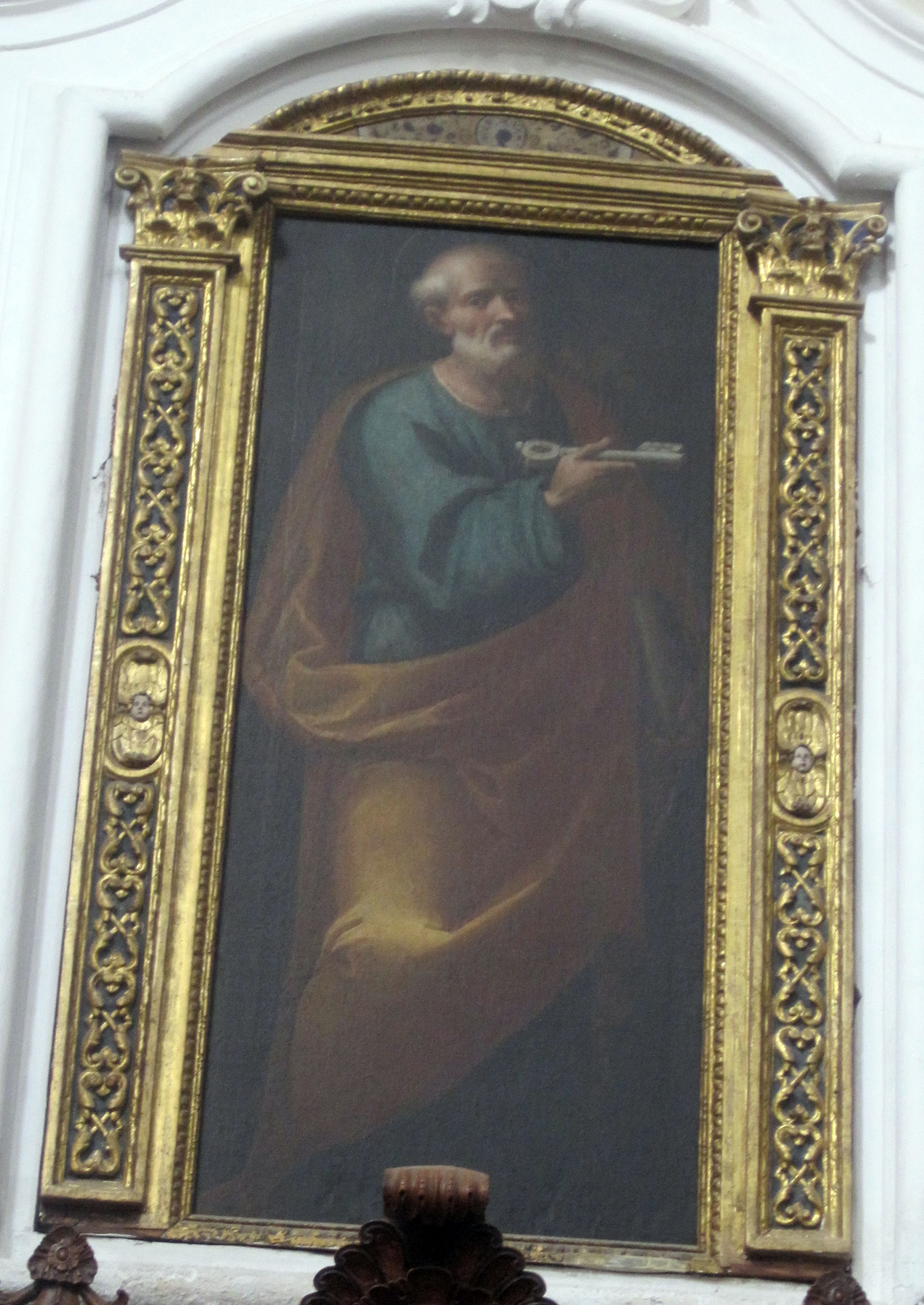 San Pietro (dipinto) - ambito toscano, bottega calabrese (fine, inizio sec. XVI, sec. XVII)