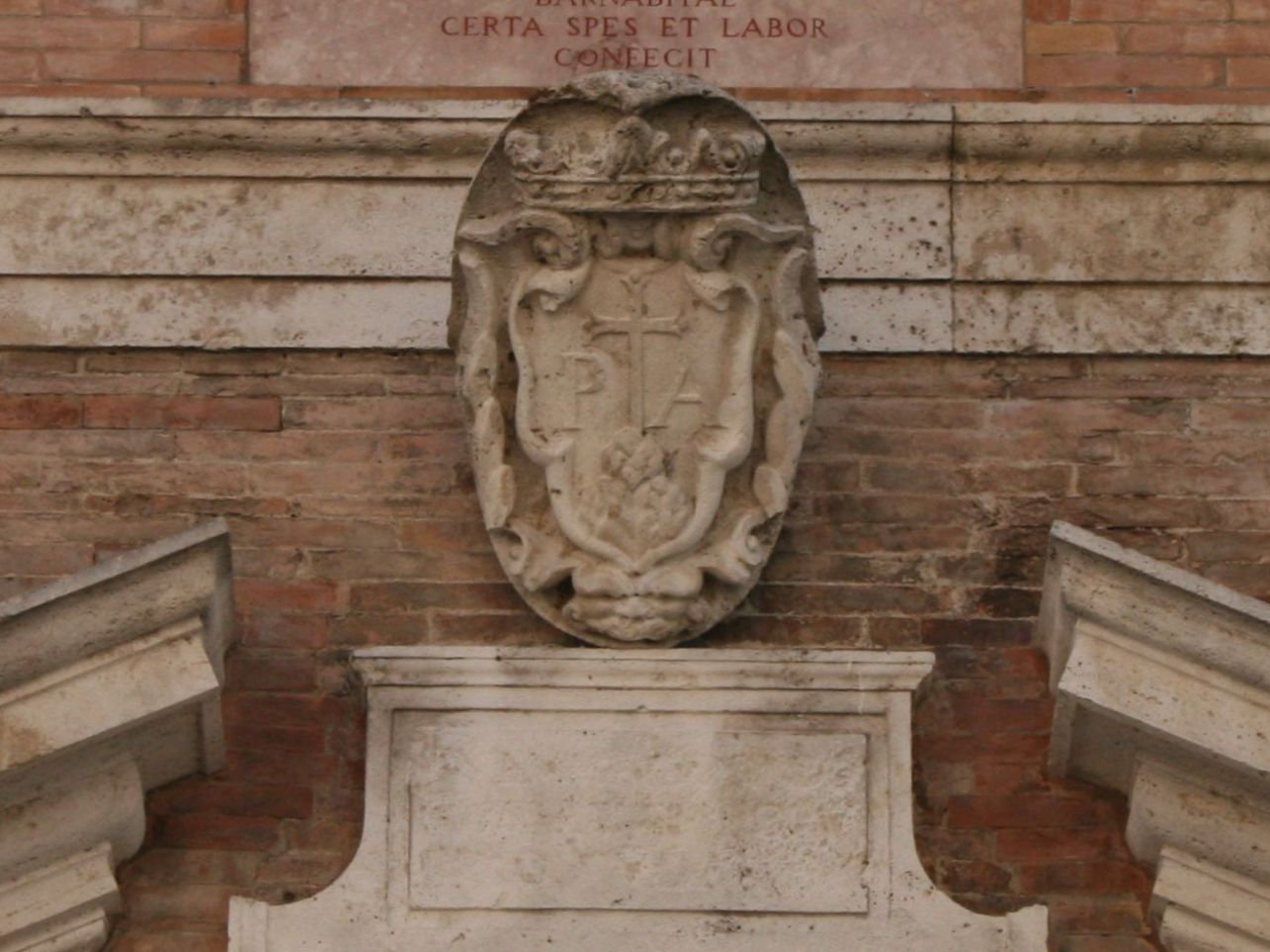 Emblema dell'Ordine Barnabita (rilievo, elemento d'insieme) - ambito Italia centrale (ultimo quarto sec. XVIII)