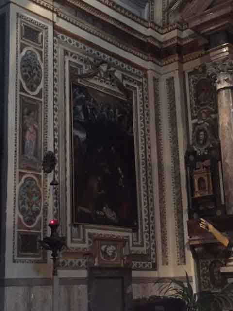 motivi decorativi vegetali, cherubini e motivi decorativi a volute (decorazione plastico-pittorica, insieme) - bottega Italia centrale (sec. XVII)