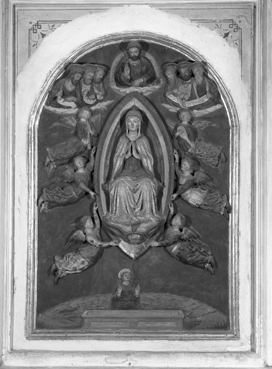 Madonna Assunta con angeli (dossale) di Lorenzo di Pietro detto Vecchietta (attribuito) (seconda metà sec. XV)