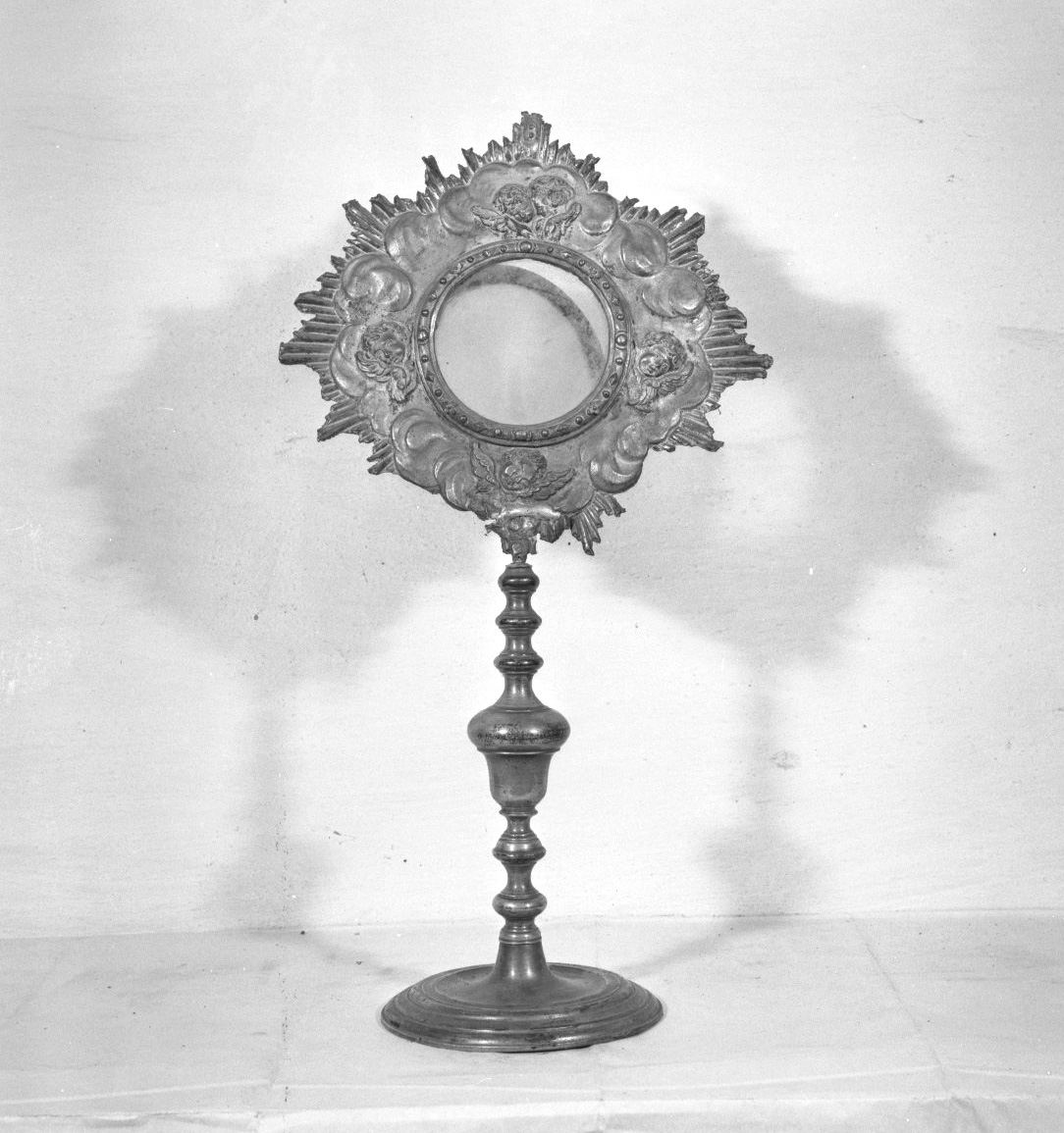 ostensorio - a raggiera - bottega toscana (sec. XVIII)