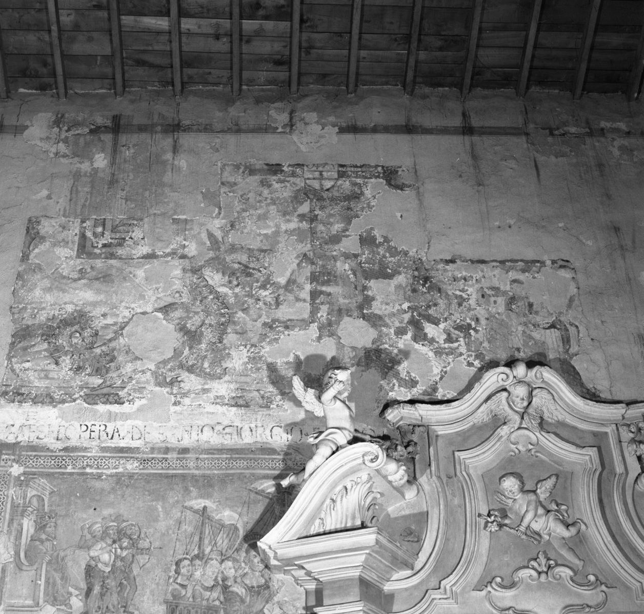 storie di Sant'Orsola/ storie di San Giorgio (dipinto, complesso decorativo) - ambito senese (sec. XV)