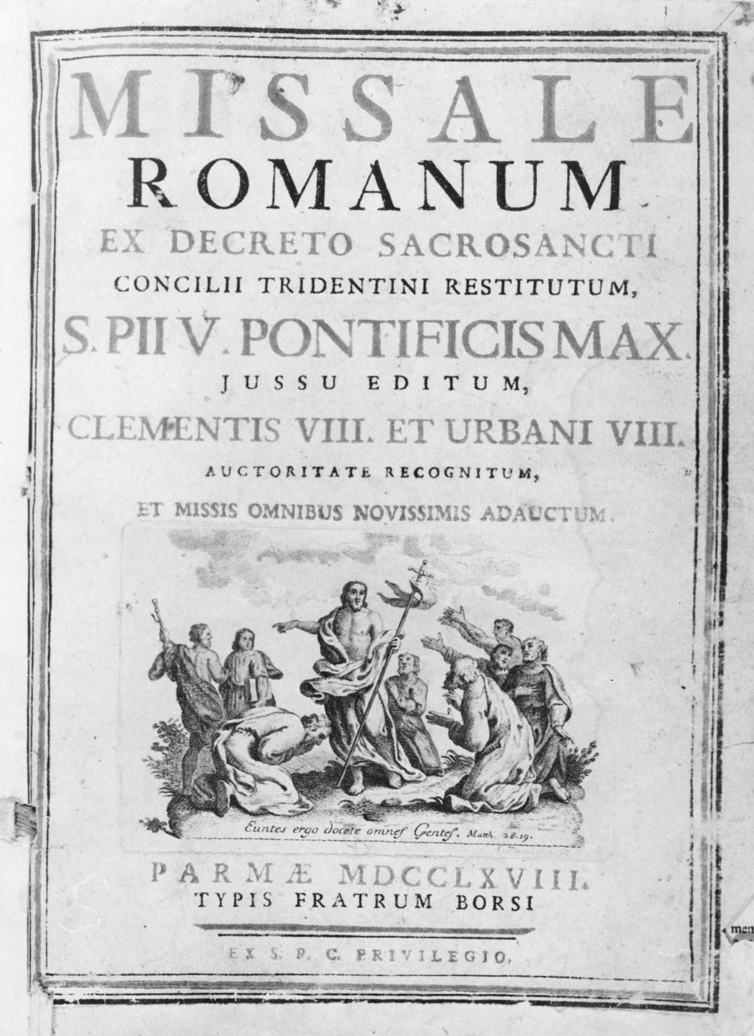 Cristo tra gli apostoli (stampa, elemento d'insieme) - ambito italiano (seconda metà sec. XVIII)