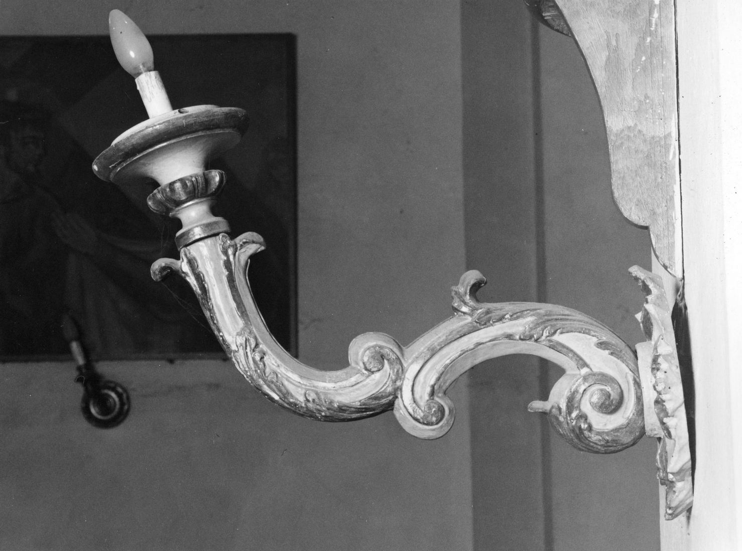 candeliere da parete, serie - bottega toscana (prima metà sec. XIX)