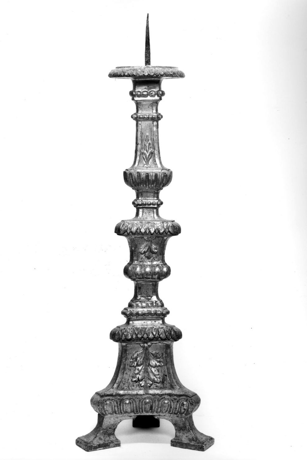 candeliere, opera isolata - manifattura toscana (fine sec. XVIII)