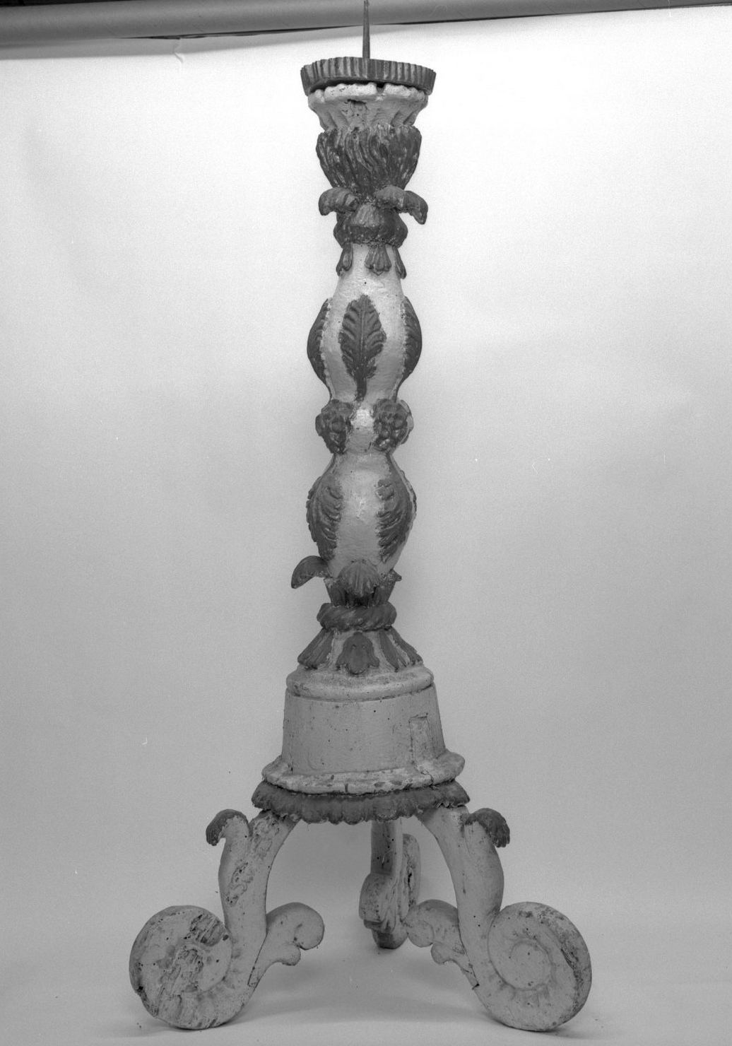 candelabro, opera isolata - manifattura toscana (prima metà sec. XIX)