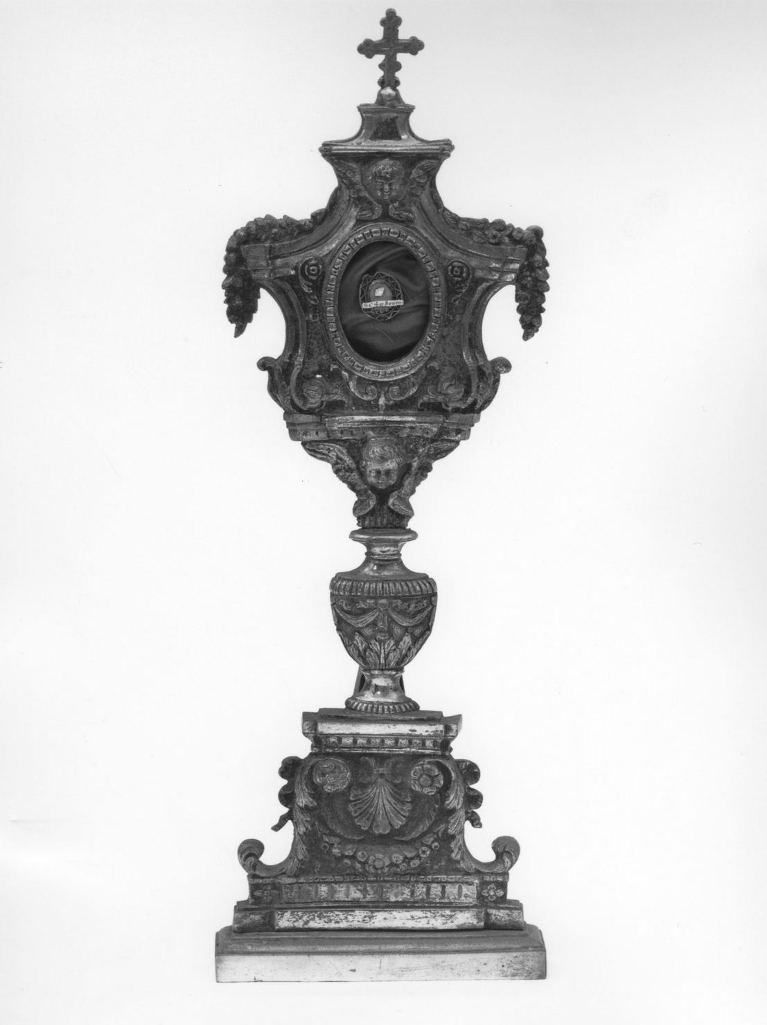 reliquiario-ostensorio - bottega toscana (prima metà sec. XIX)