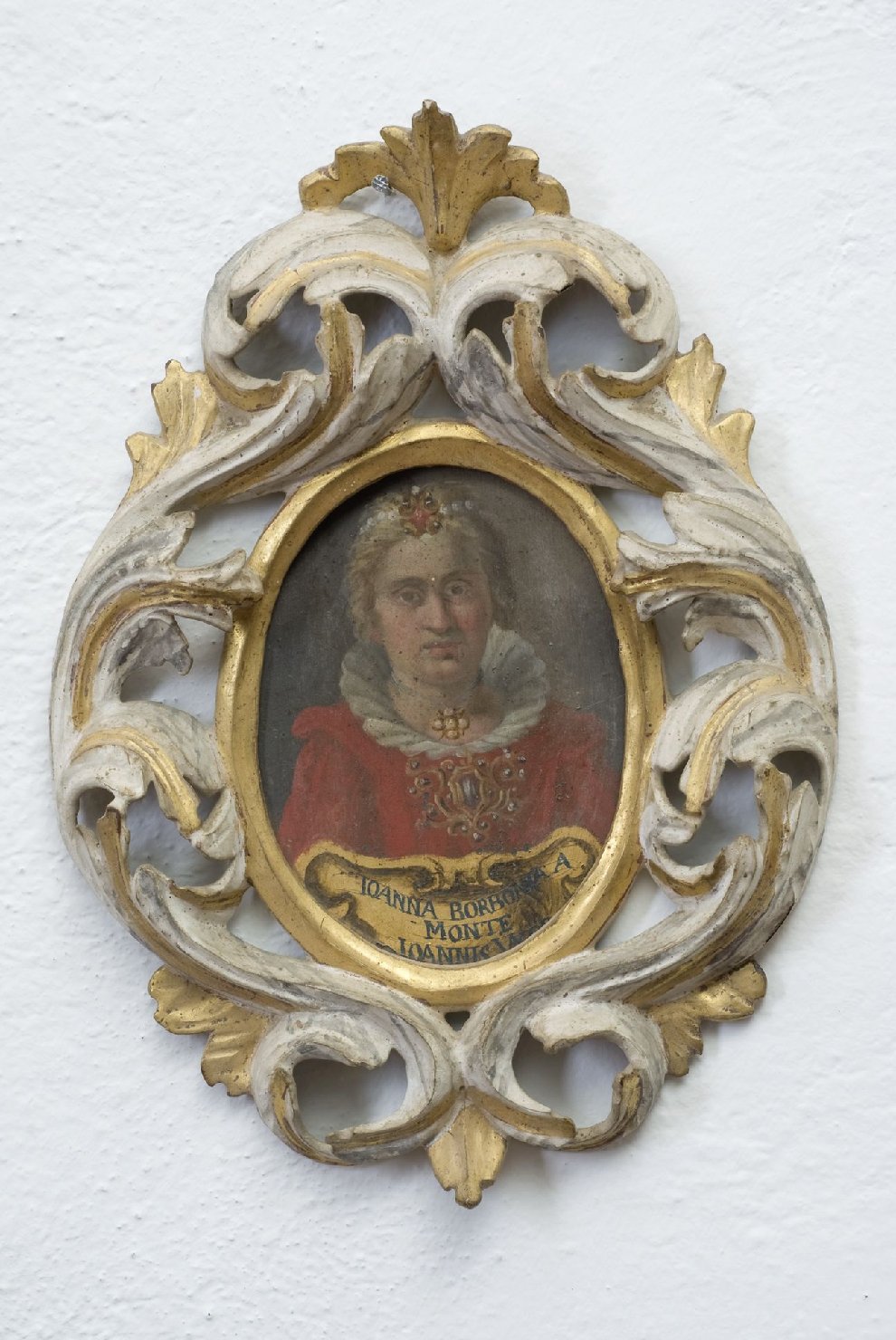 Ritratto di Giovanna del Monte Santa Maria (dipinto, elemento d'insieme) - ambito tifernate, bottega Europa centrale (sec. XVIII)