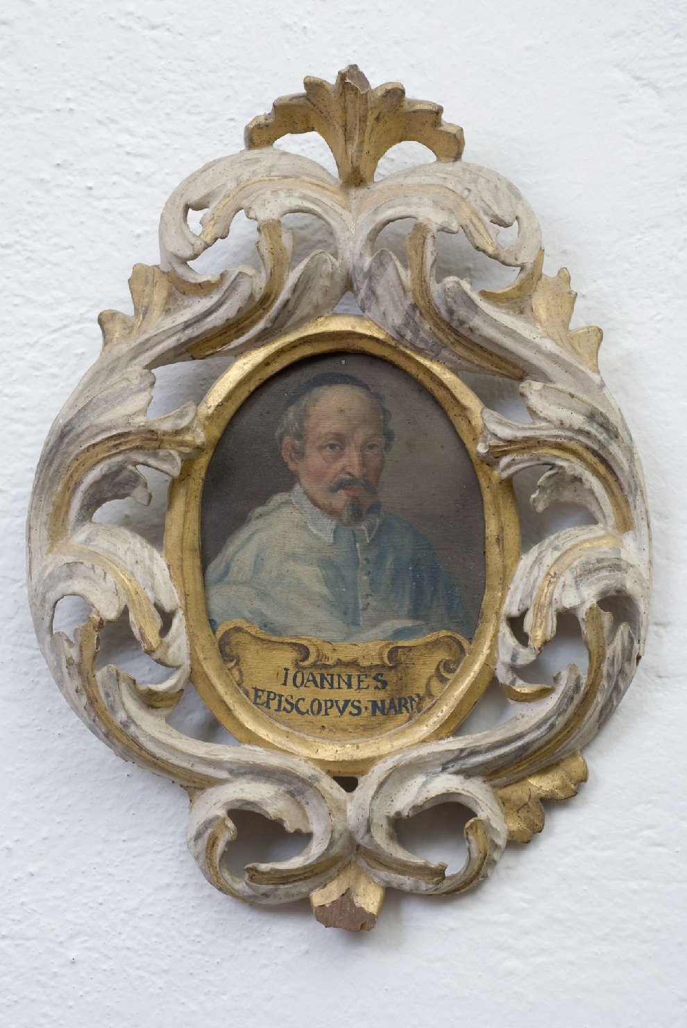 Ritratto del vescovo Giovanni (?) (dipinto, elemento d'insieme) - ambito tifernate, bottega Europa centrale (sec. XVIII)