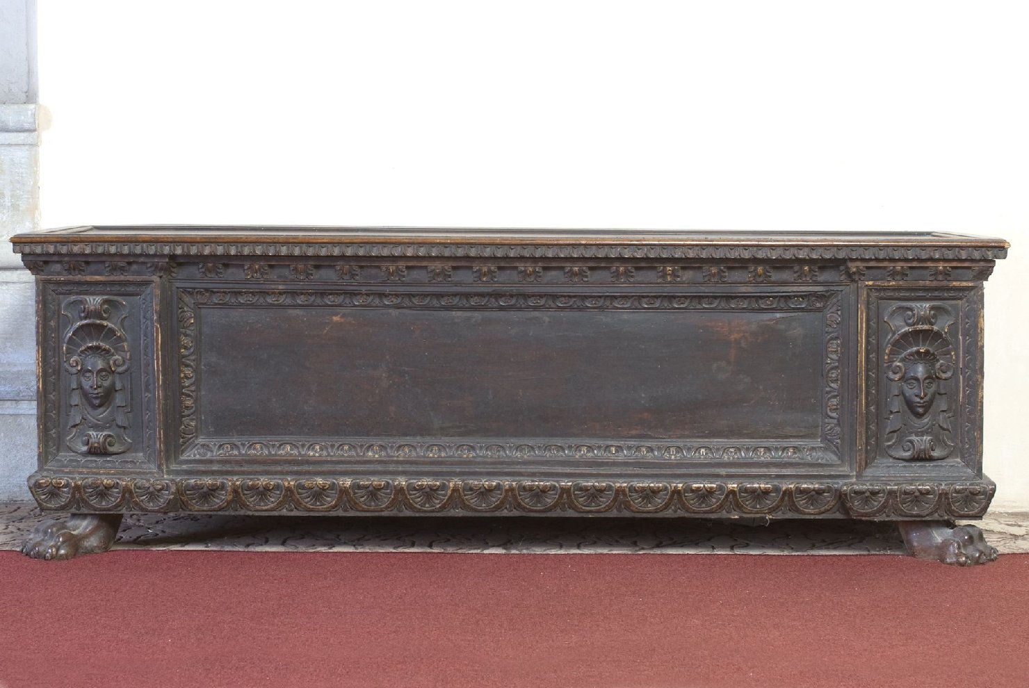 soggetto assente (cassone nuziale, opera isolata) - bottega umbra (seconda metà sec. XVI)