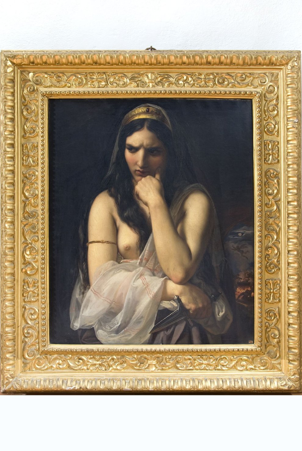 Medea medita l'uccisione dei figli (dipinto, opera isolata) di Bezzuoli Giuseppe - ambito fiorentino (sec. XIX)