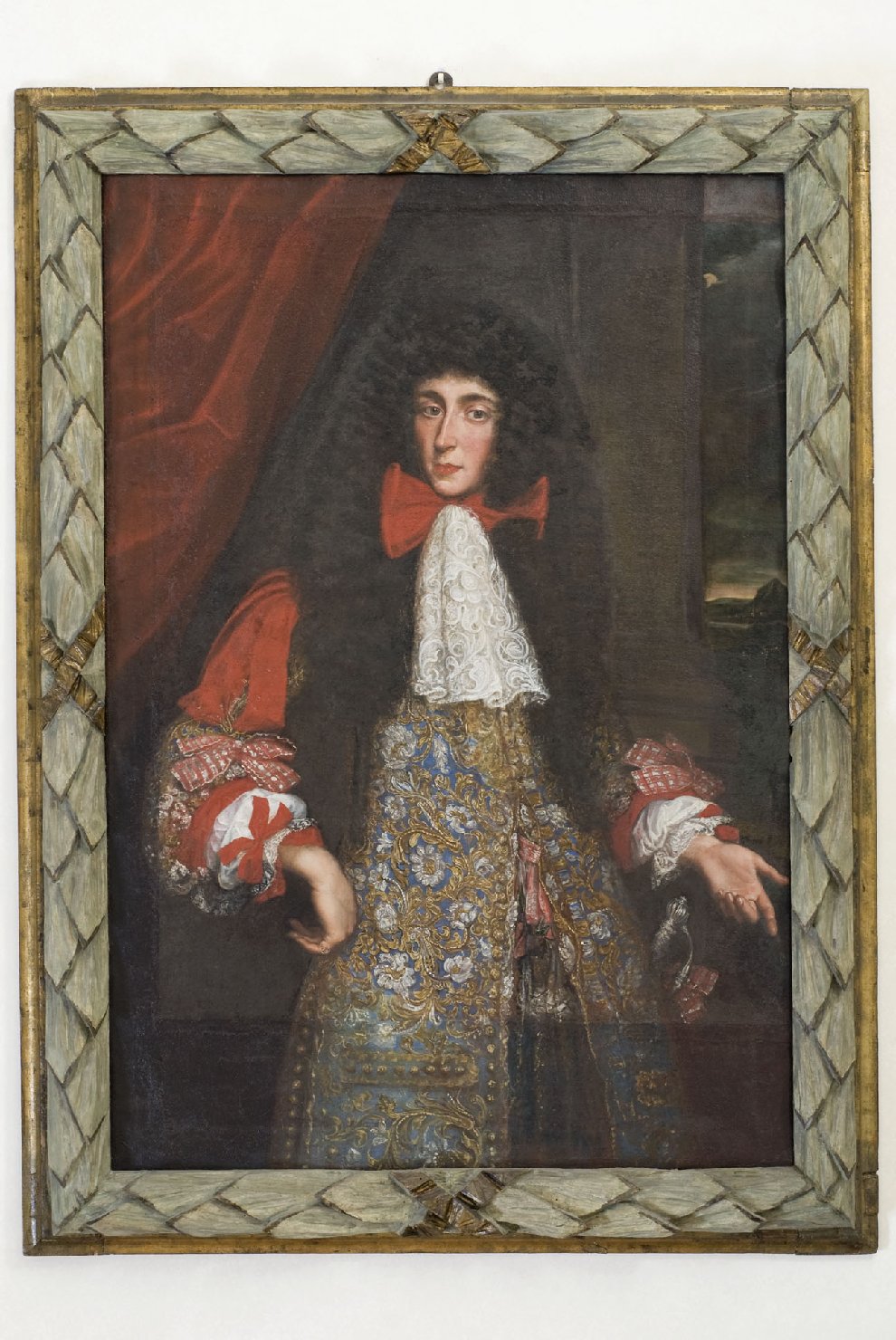 Ritratto del marchese Filippo I Bufalini (dipinto, elemento d'insieme) di Borghesi Giovanni Ventura (bottega), Maestro Marcello di Città di Castello, Maestro Salvadore di Sansepolcro, Maestro Tanaccioli (sec. XVIII)