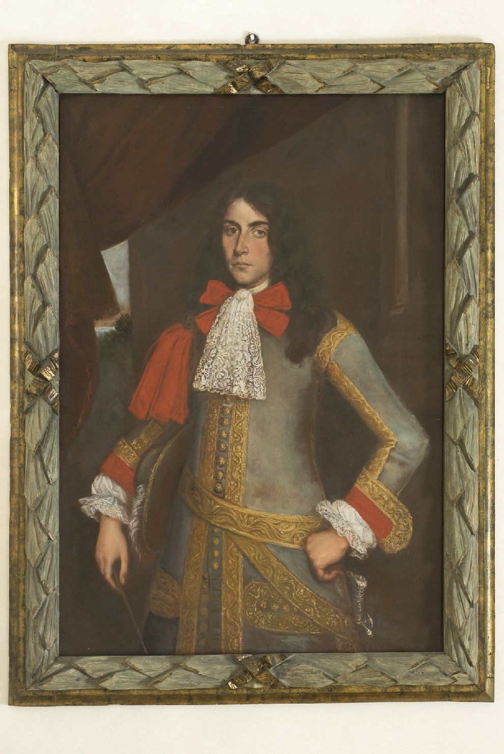 Ritratto del marchese Giovanni Ventura Bufalini (dipinto, elemento d'insieme) di Borghesi Giovanni Ventura (bottega), Maestro Marcello di Città di Castello, Maestro Salvadore di Sansepolcro, Maestro Tanaccioli (sec. XVIII)