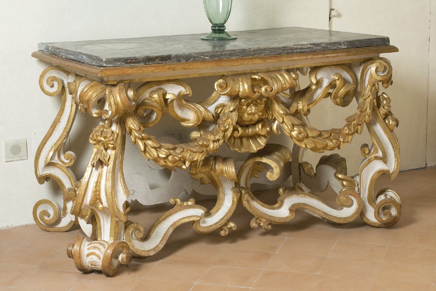 soggetto assente (console, coppia) di Maestro Marcello di Città di Castello (fine/ inizio secc. XVII/ XVIII)