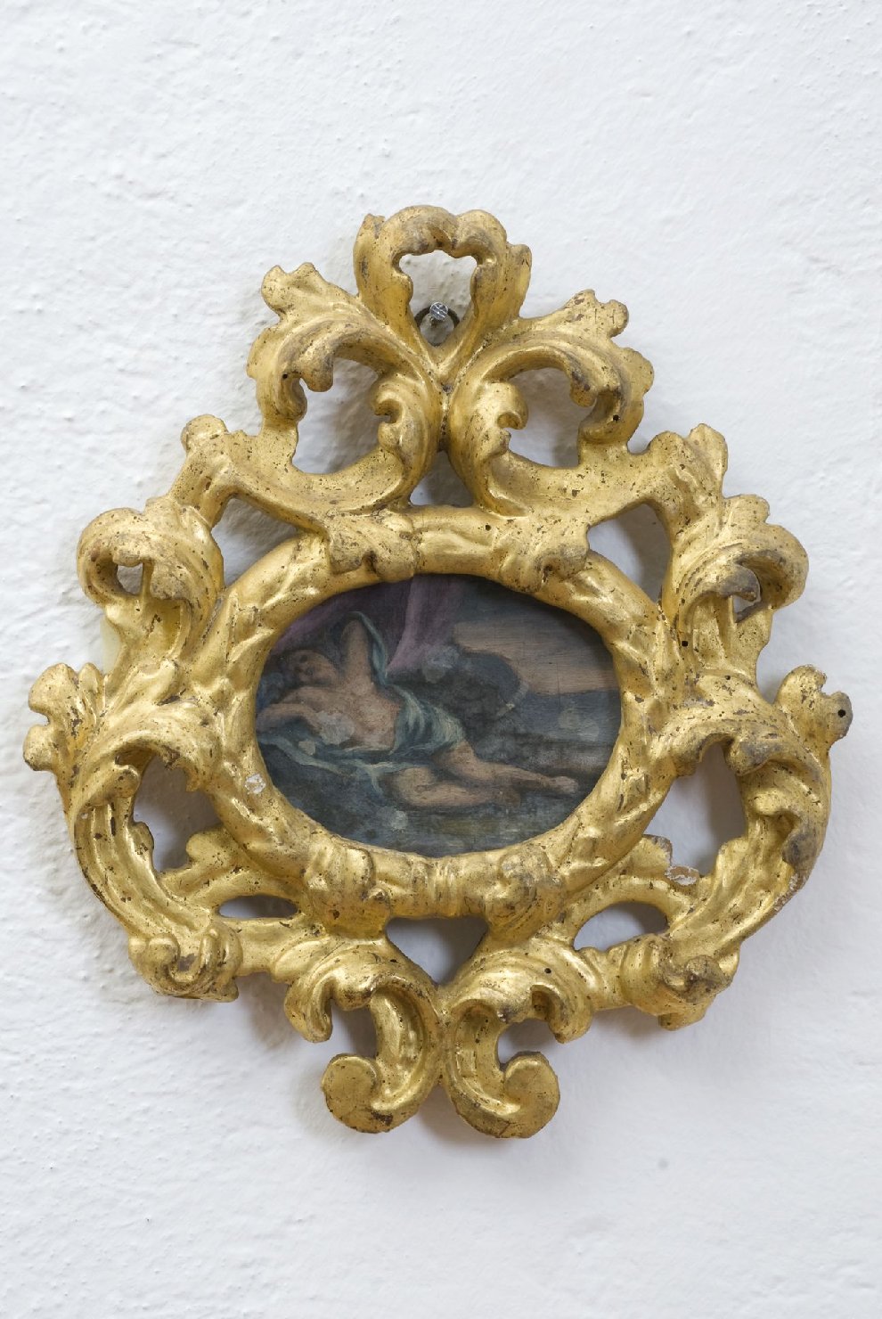 nudo femminile (dipinto, elemento d'insieme) di Matteucci Giuseppe (attribuito), Angelucci, Luca Antonio (attribuito) (fine/ inizio secc. XVII/ XVIII)
