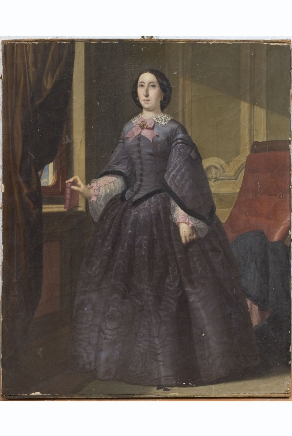 ritratto di donna (dipinto, opera isolata) di Rondoni Ferdinando (sec. XIX)