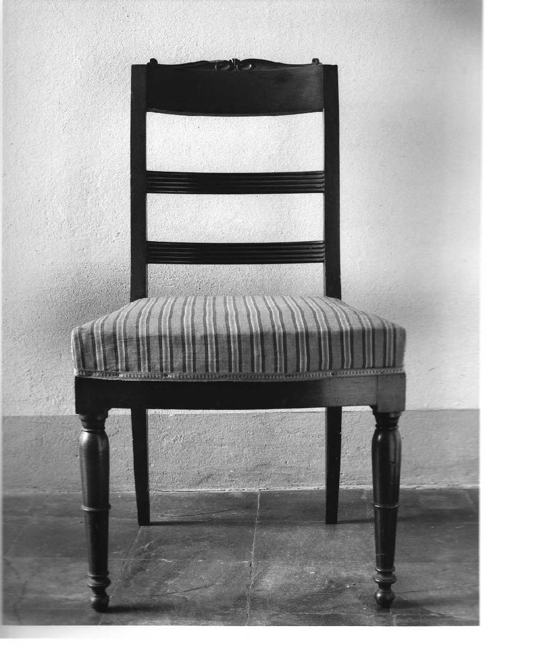 soggetto assente (sedia, opera isolata) - manifattura Italia centrale (sec. XIX)