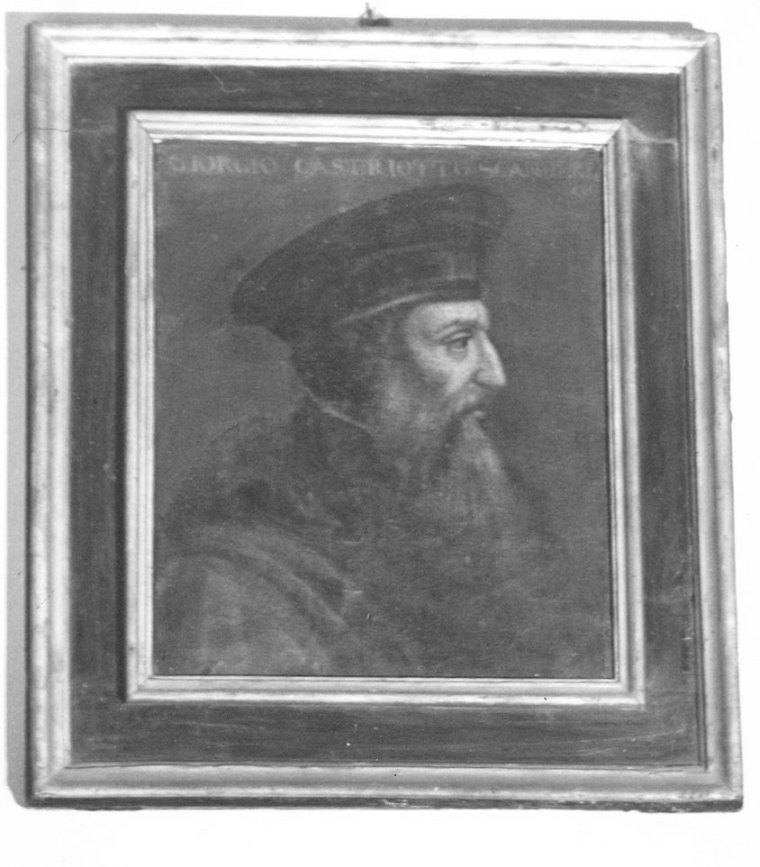 ritratto d'uomo (dipinto, opera isolata) - ambito romano (fine sec. XVI)