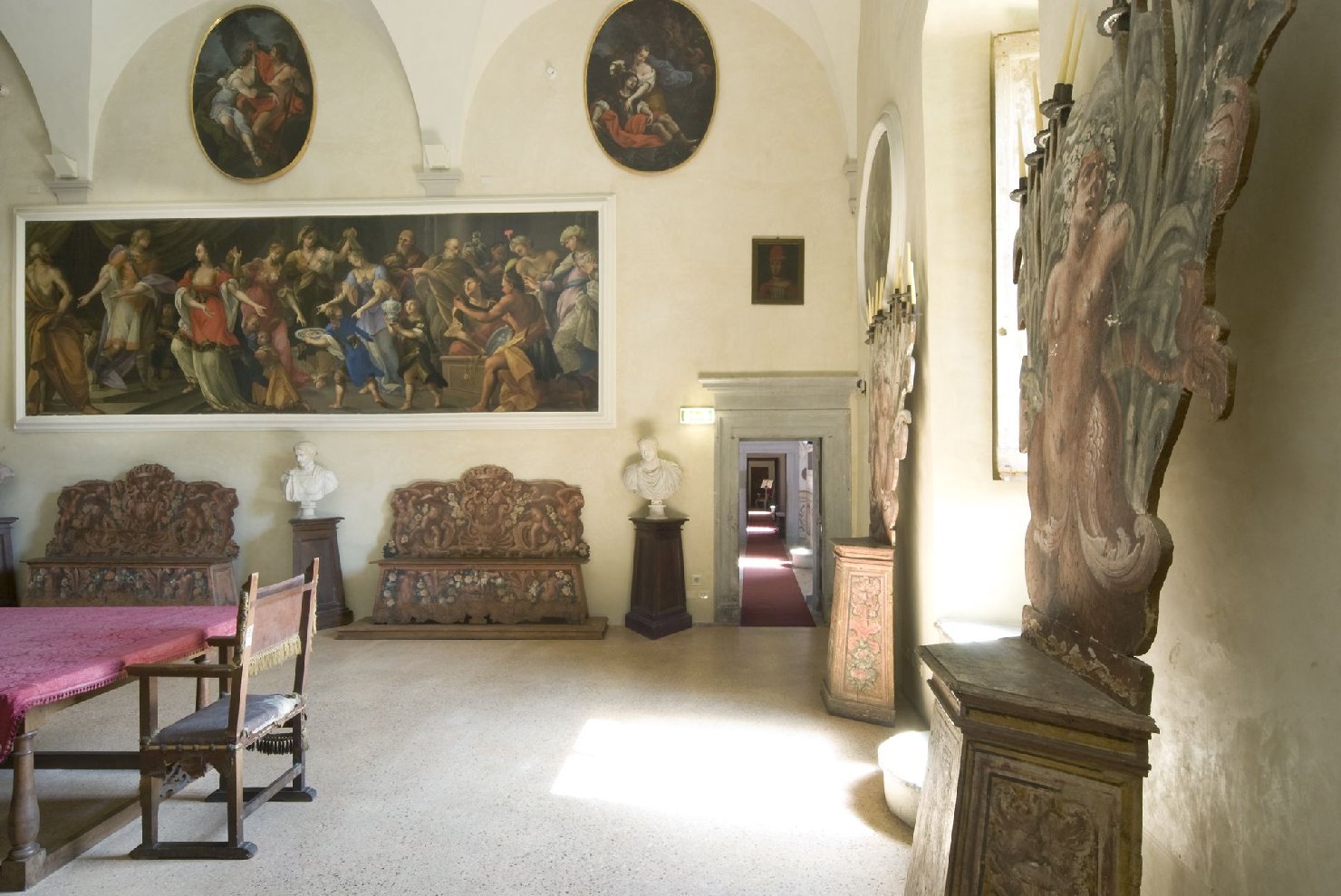 soggetto assente (seggiolone, serie) - bottega Italia centrale (sec. XVII)