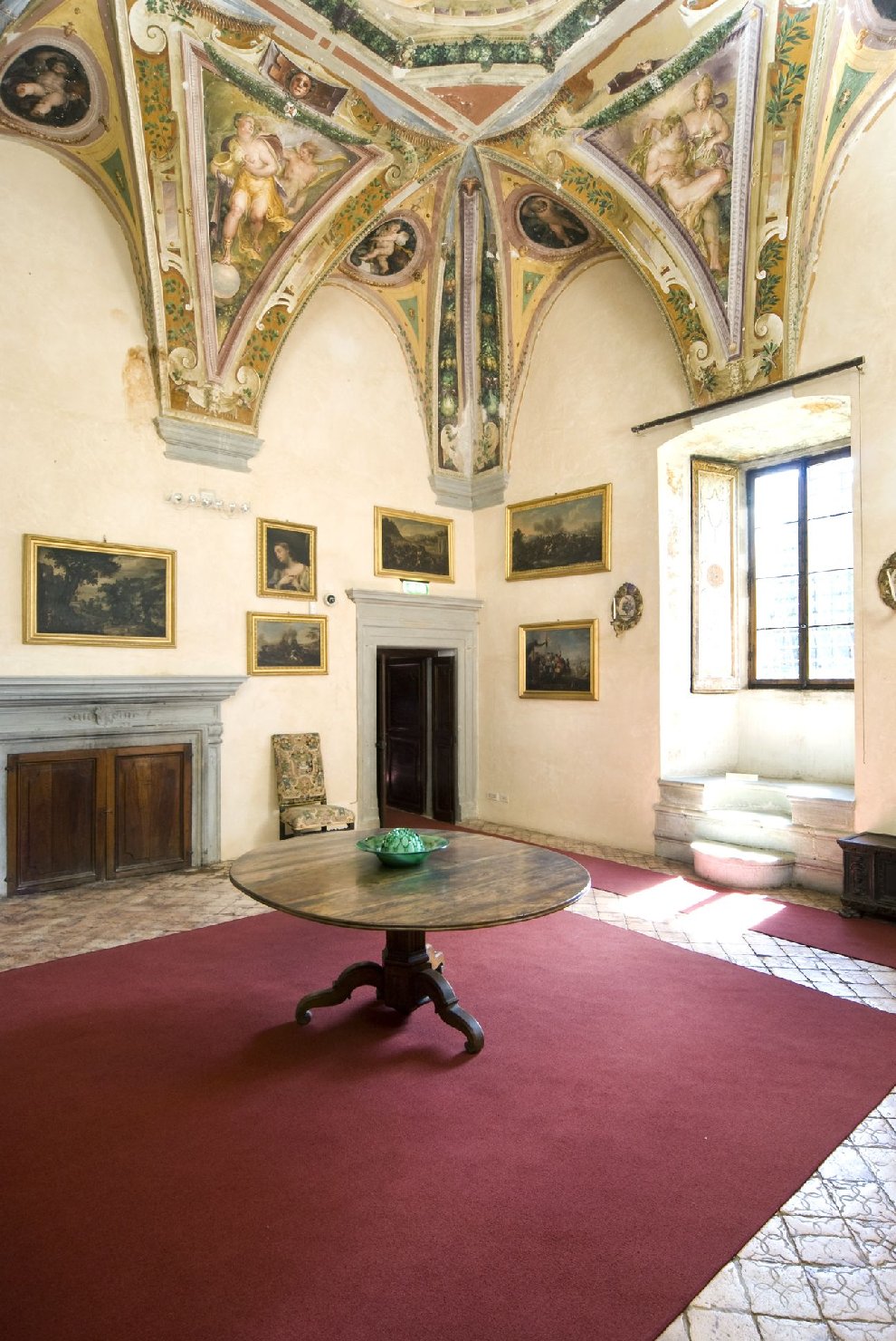 soggetto assente (tavolo, opera isolata) - bottega Italia centrale (sec. XIX)