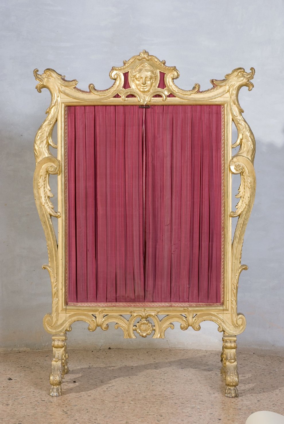 soggetto assente (paracamino, opera isolata) - bottega Italia centrale (sec. XVIII)