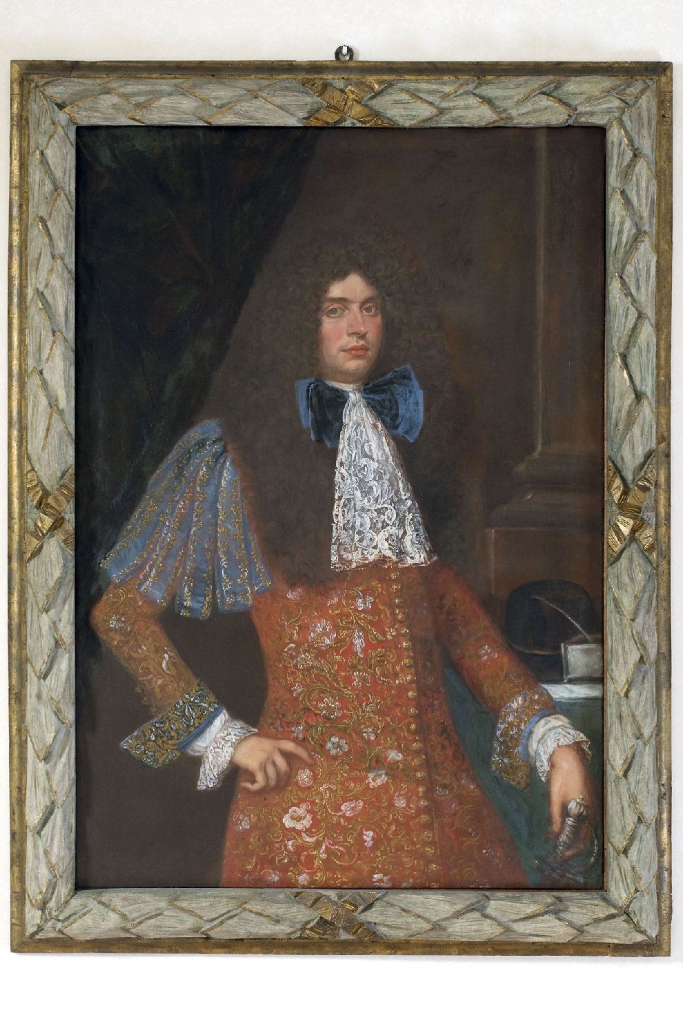 Ritratto del marchese Niccolò III Bufalini (dipinto, elemento d'insieme) di Borghesi Giovanni Ventura (bottega), Maestro Marcello di Città di Castello, Maestro Salvadore di Sansepolcro, Maestro Tanaccioli (XVIII)