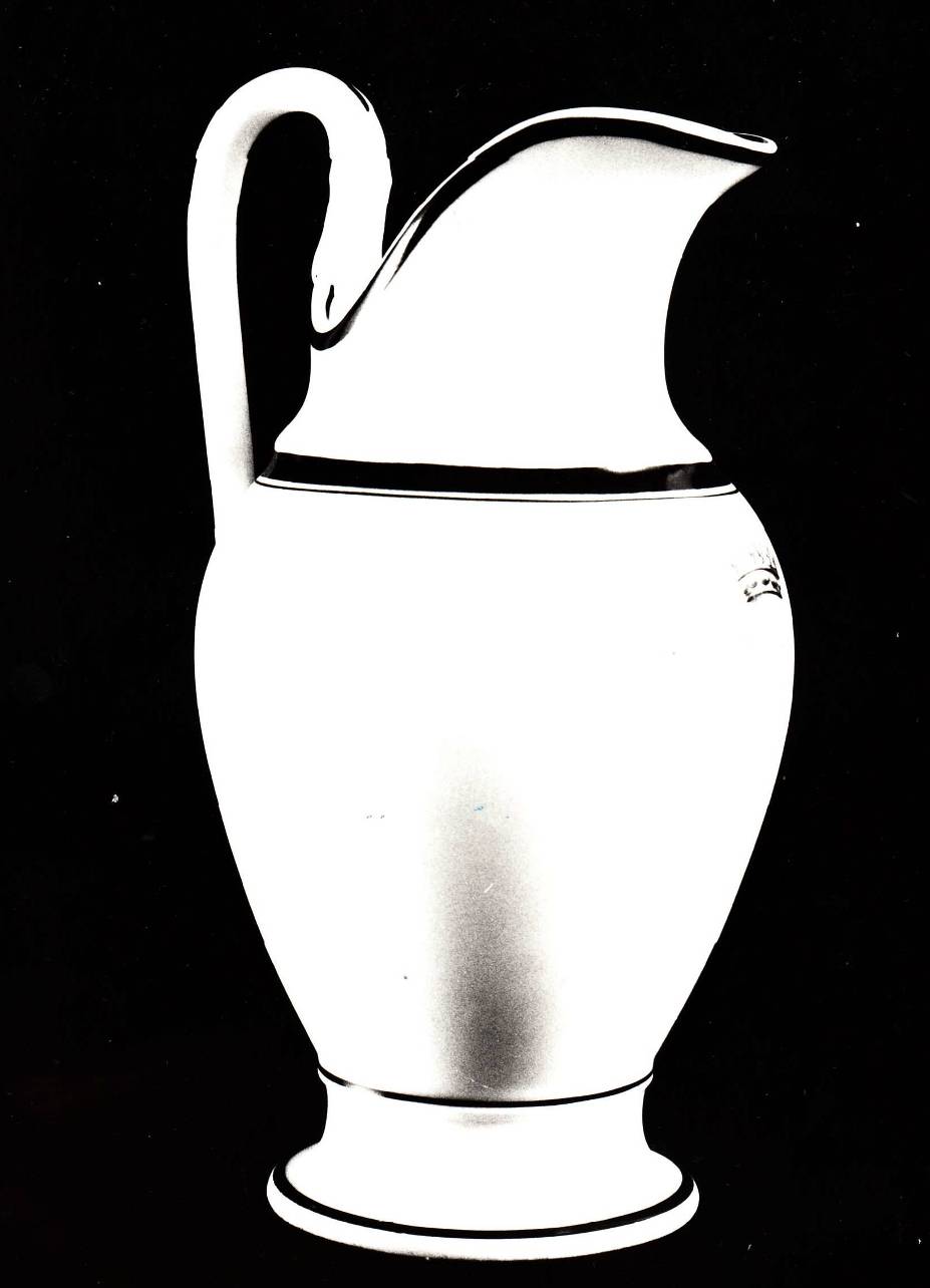 soggetto assente (brocca, elemento d'insieme) - bottega Italia centrale (seconda metà sec. XIX)