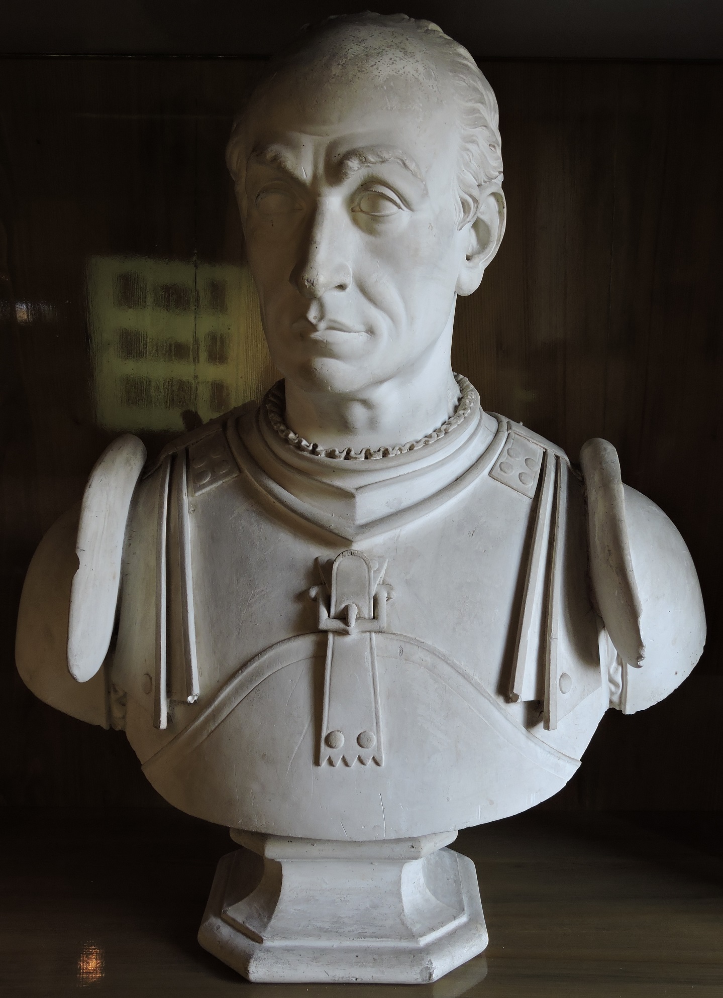 Bartolomeo Colleoni (busto) di Somaini Francesco - ambito lombardo (sec. XIX)
