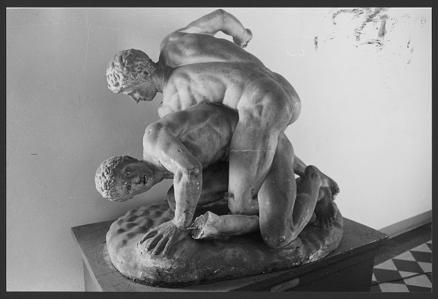 I lottatori, Lottatori (gruppo scultoreo) - produzione Italia centro-meridionale (secc. XVIII/XX)