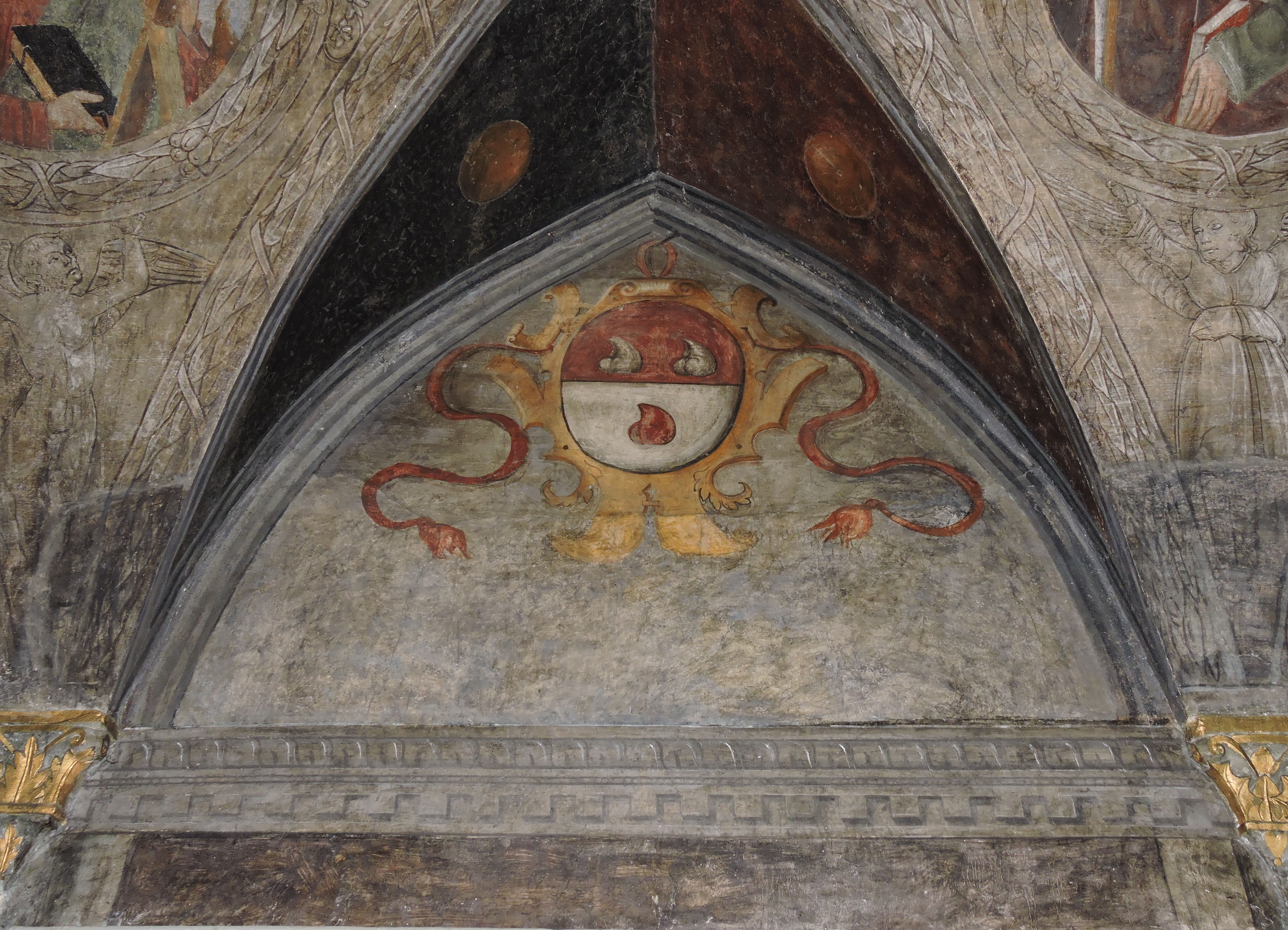 Stemma colleoni (dipinto) di Maestro di Martinengo (attribuito) (sec. XV)