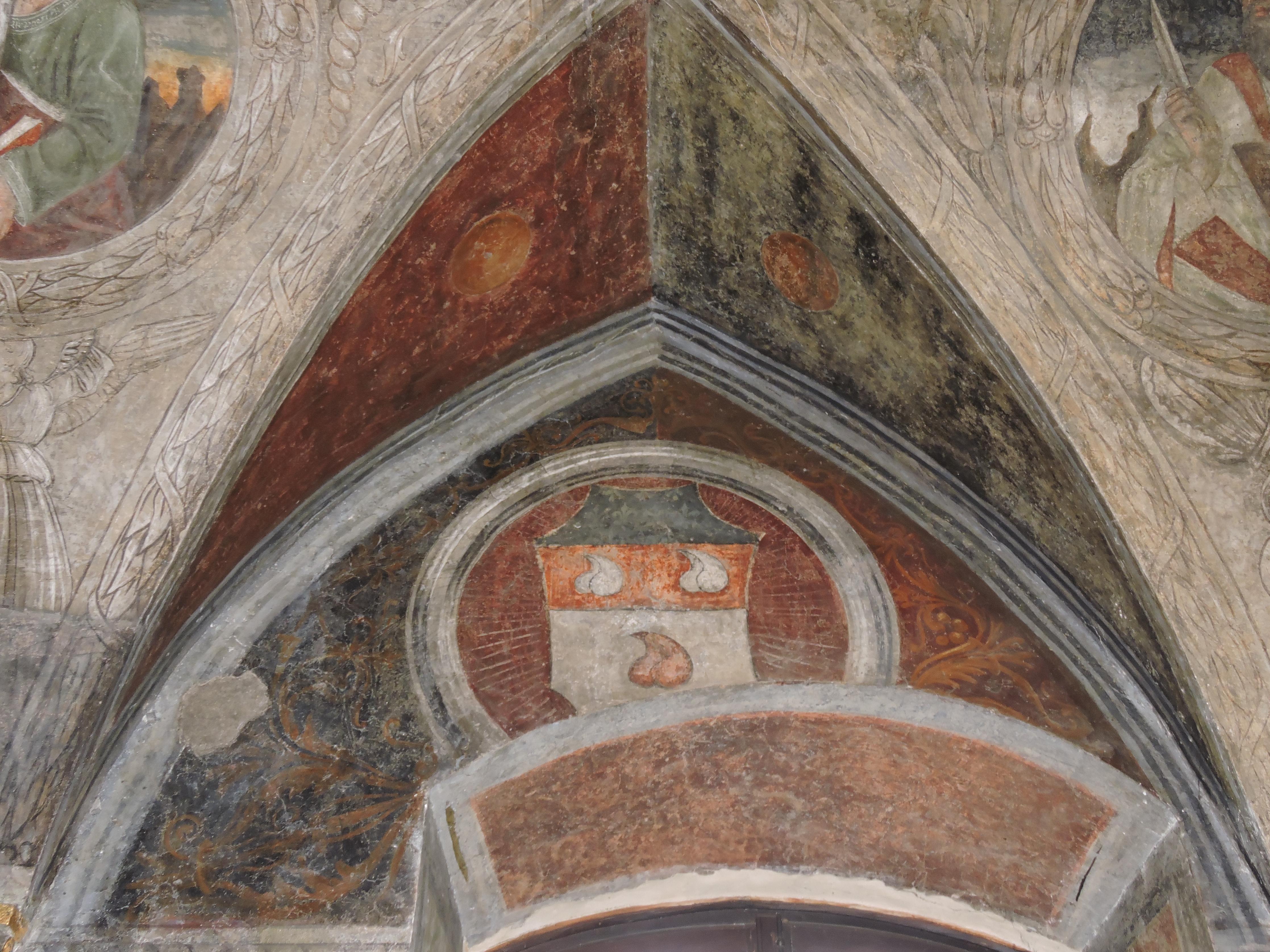 Stemma colleoni (dipinto) di Maestro di Martinengo (attribuito) (sec. XV)