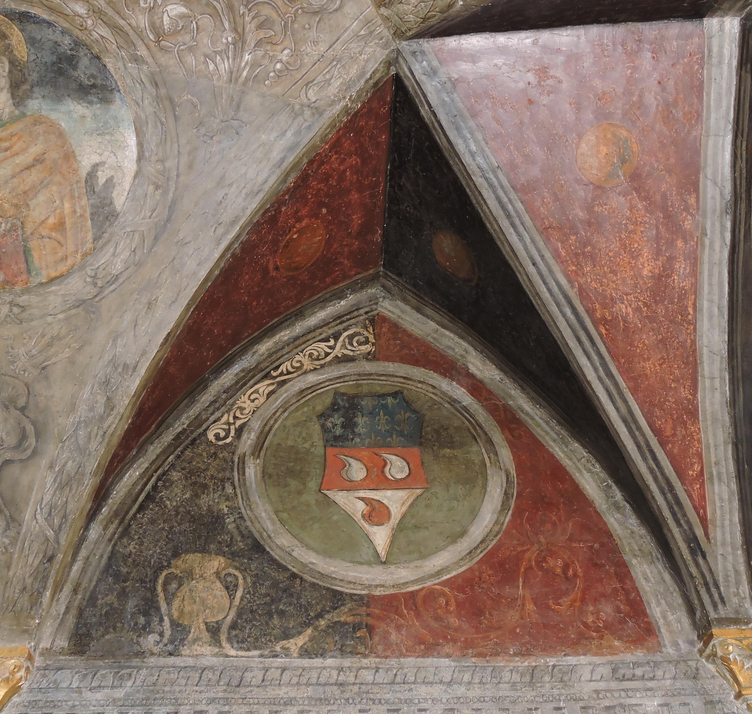 Stemma colleoni (dipinto) di Maestro di Martinengo (attribuito) (sec. XV)