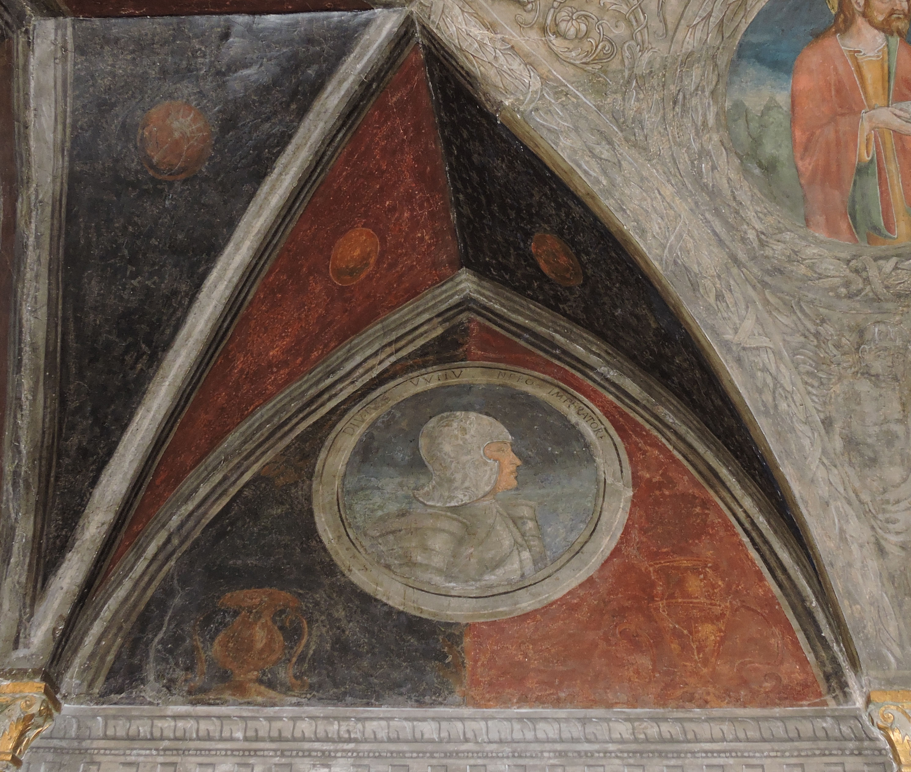 Uomo d'armi (dipinto) di Maestro di Martinengo (attribuito) (sec. XV)