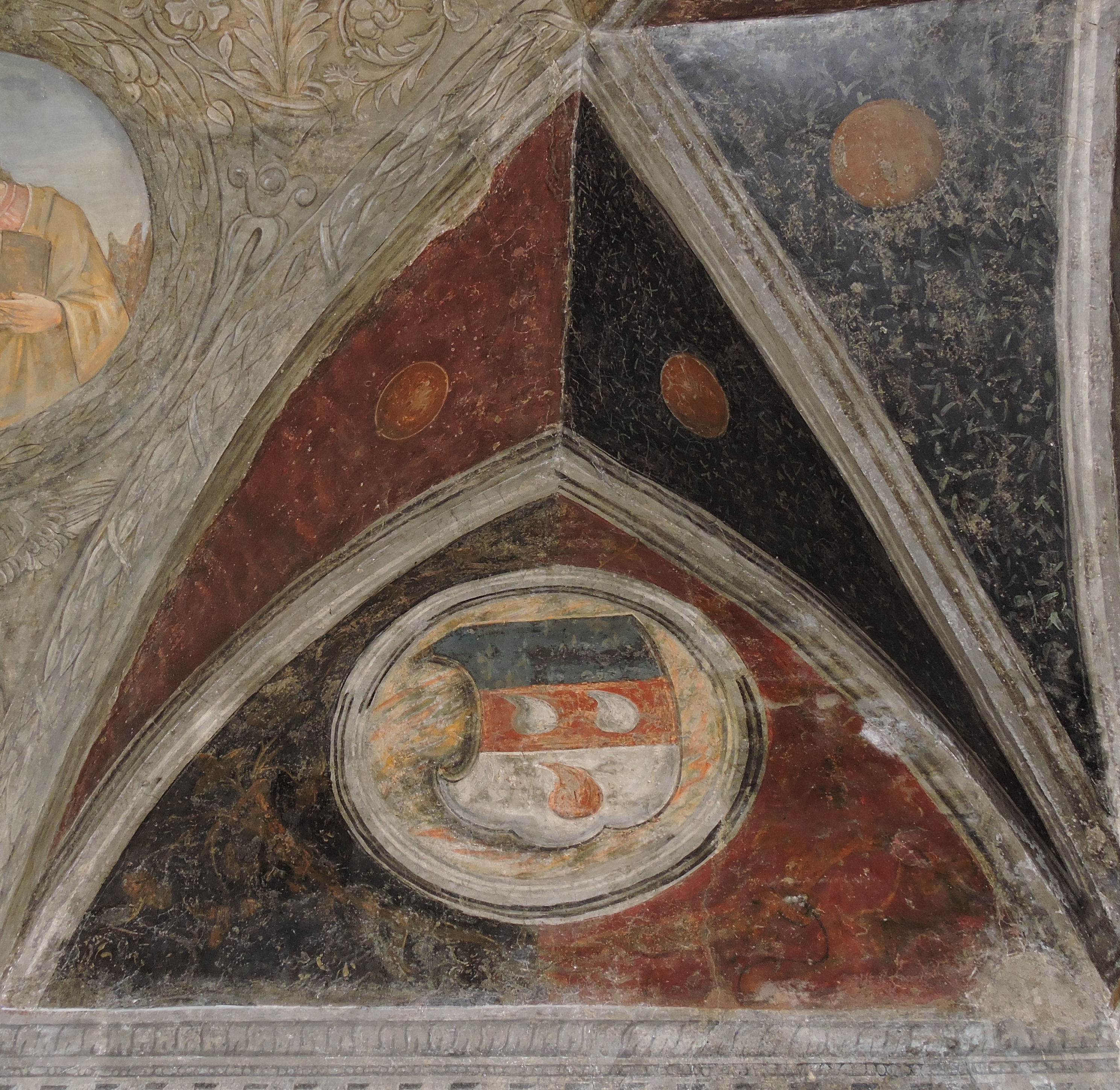 Stemma colleoni (dipinto) di Maestro di Martinengo (attribuito) (sec. XV)