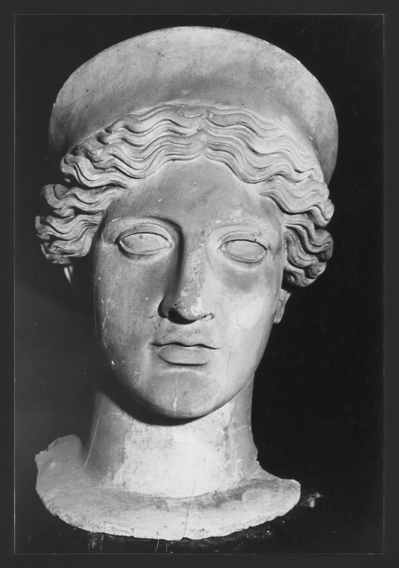 Testa dell'Hera Barberini (scultura) - produzione Italia centro-settentrionale (secc. XVIII/XX)