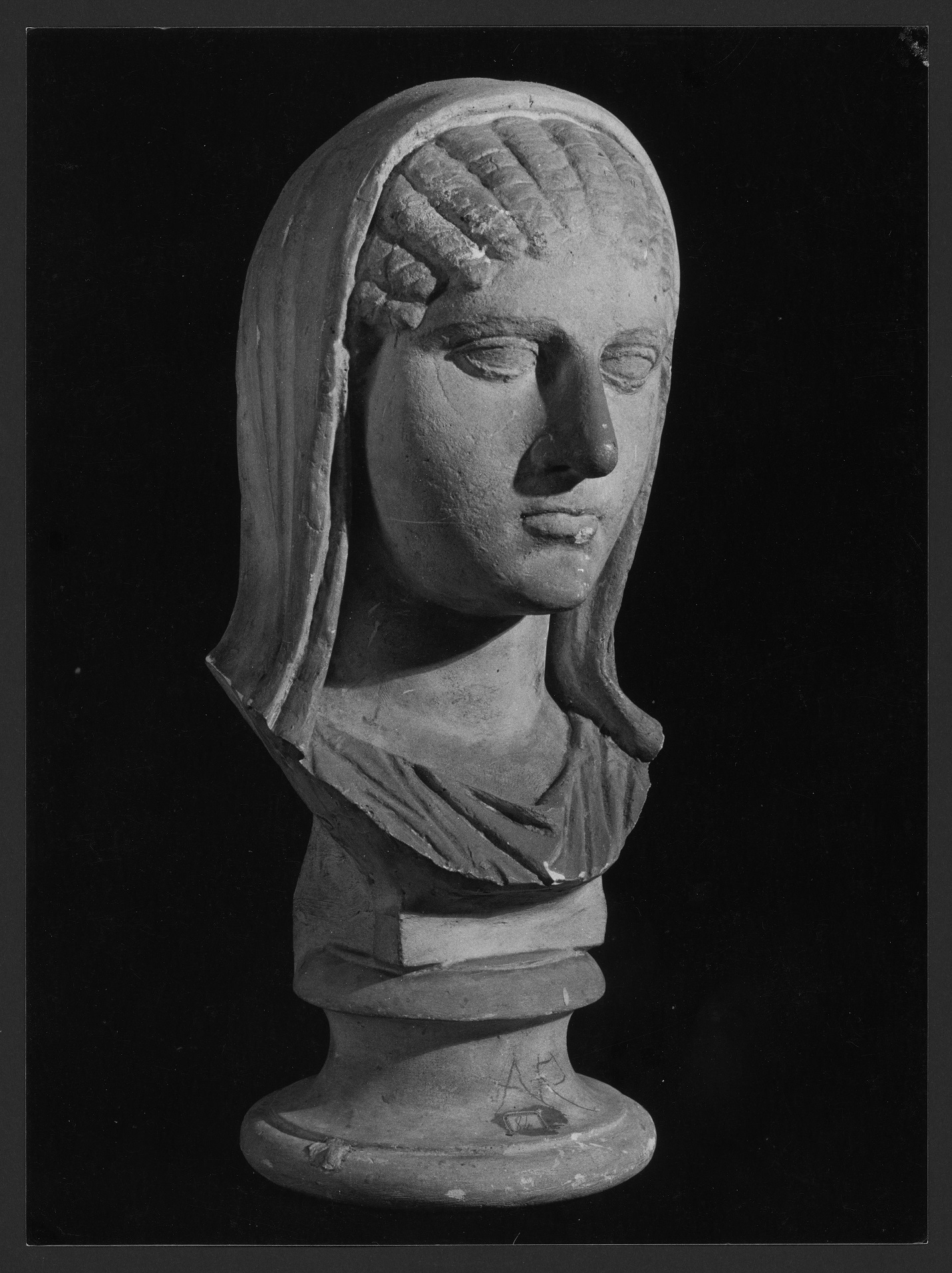 Testa di Aspasia (scultura) - produzione Italia centro-settentrionale (secc. XVIII/XX)
