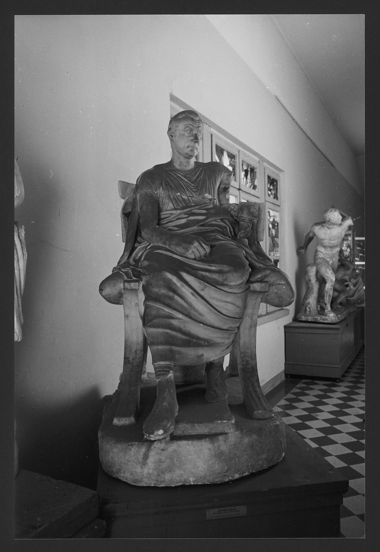Menandro (statua) - produzione Italia centro-settentrionale (secc. XVIII/XX)