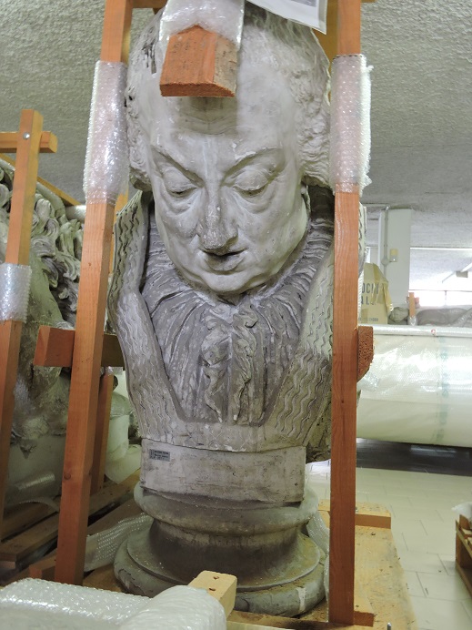 Busto dal monumento funebre di papa Clemente XIII (busto) - produzione Italia centro-settentrionale (secc. XVIII/XX)