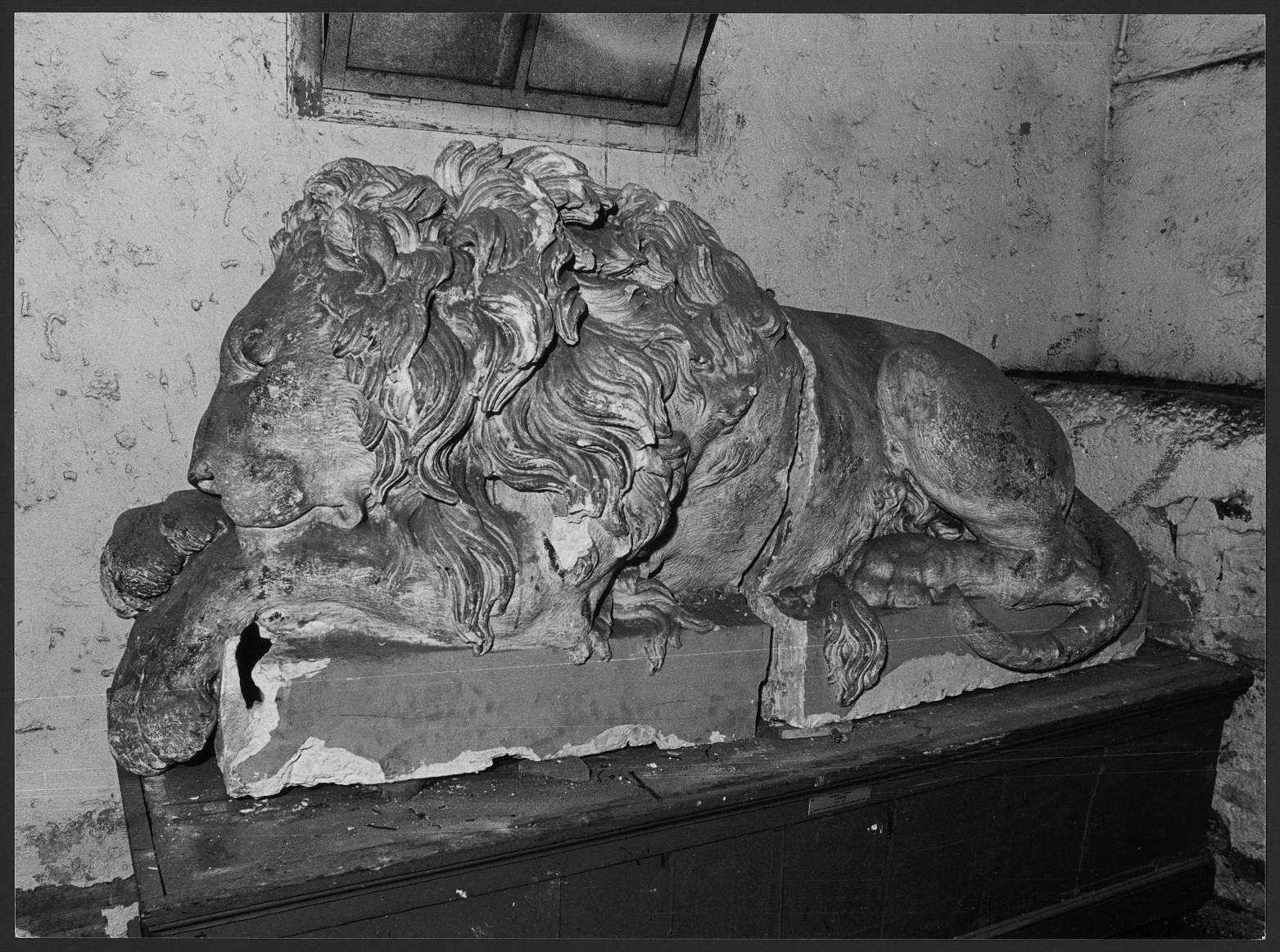 Leone dal monumento funebre di papa Clemente XIII (scultura) - produzione Italia centro-settentrionale (secc. XVIII/XX)