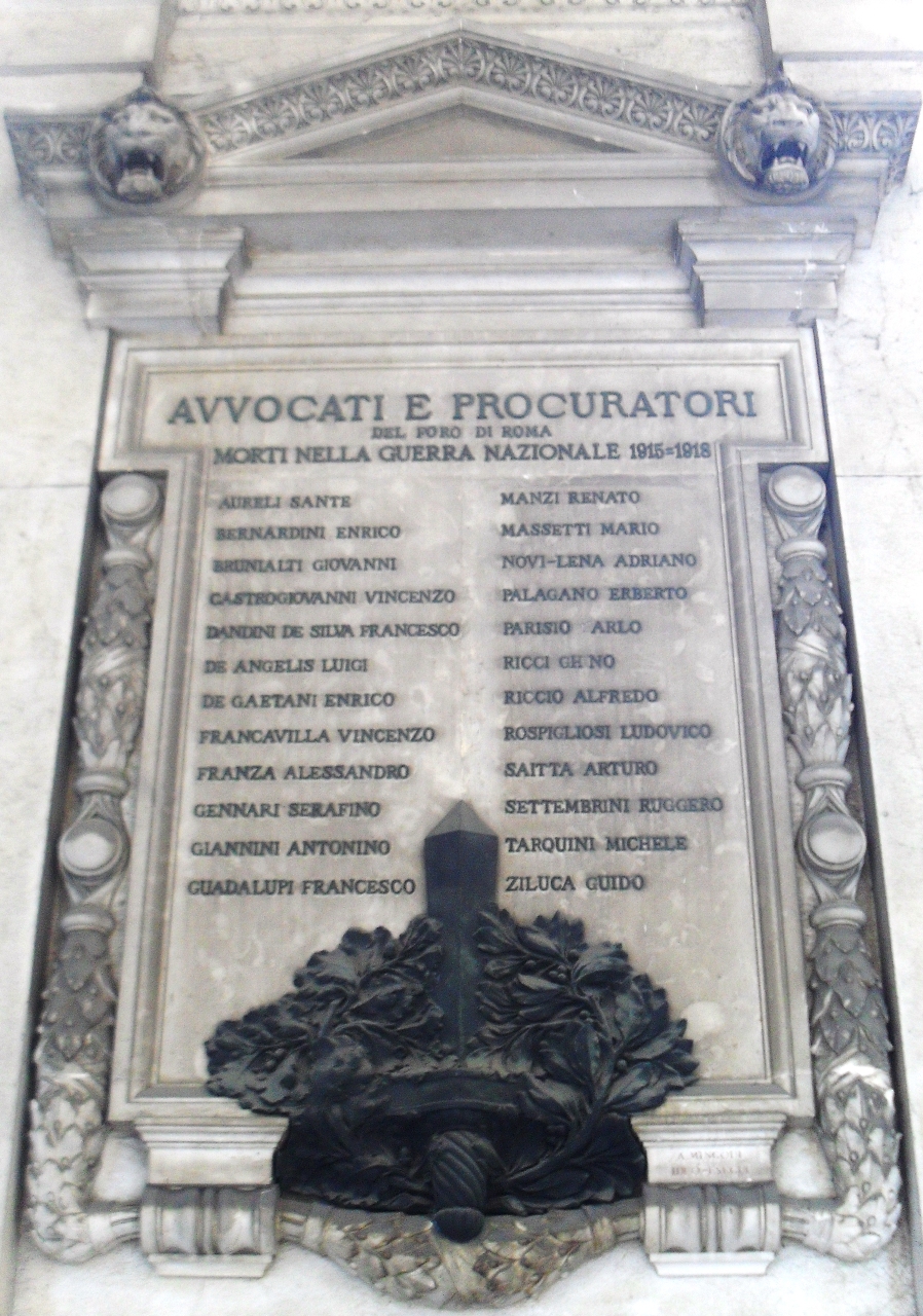 monumento ai caduti - a lapide di Mingoli Antonio (sec. XX)