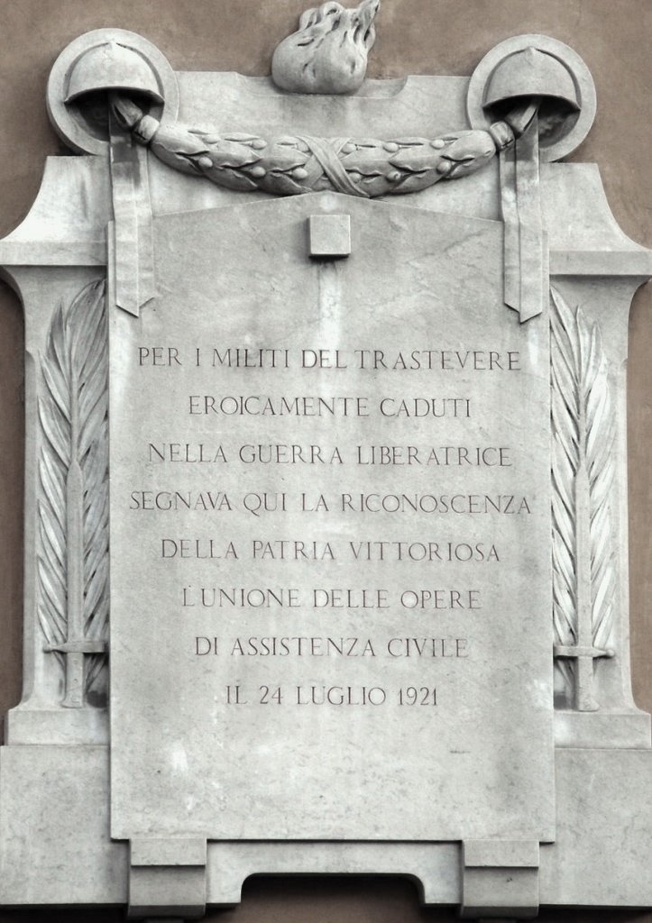 lapide commemorativa ai caduti di Guastalla Giuseppe (sec. XX)