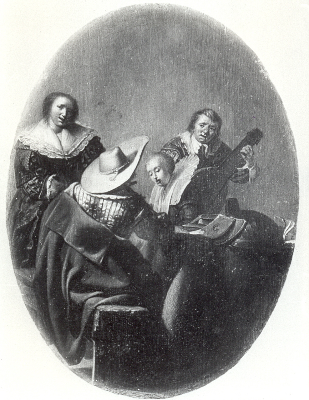 concerto (dipinto) di Codde Pieter (sec. XVII)