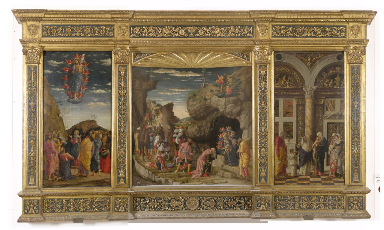 episodi della vita di Cristo (trittico) di Mantegna Andrea (sec. XV) 